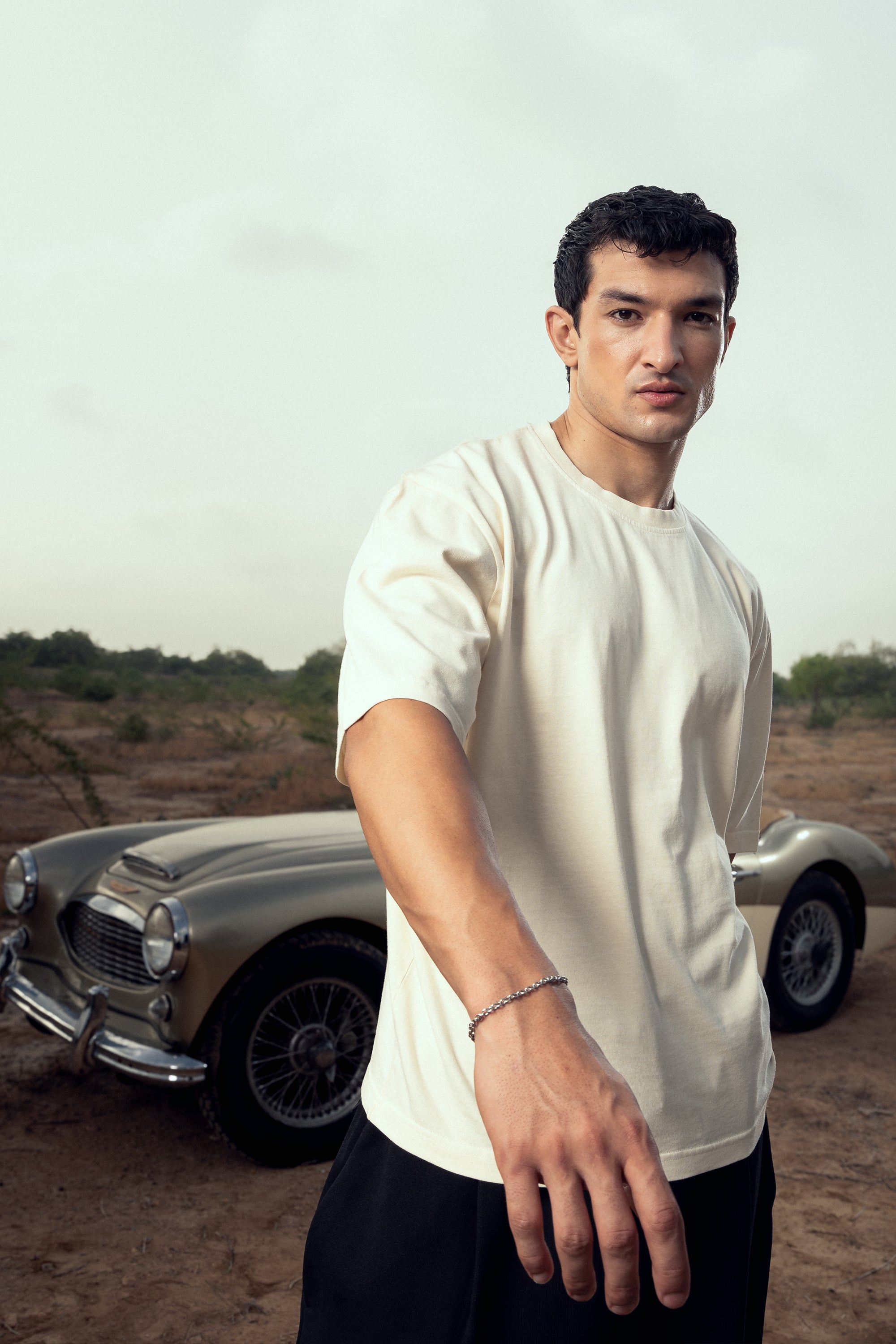G32 Everyday Relaxed Tee — 260 GSM Organic Cotton, Artic Wolf Wash