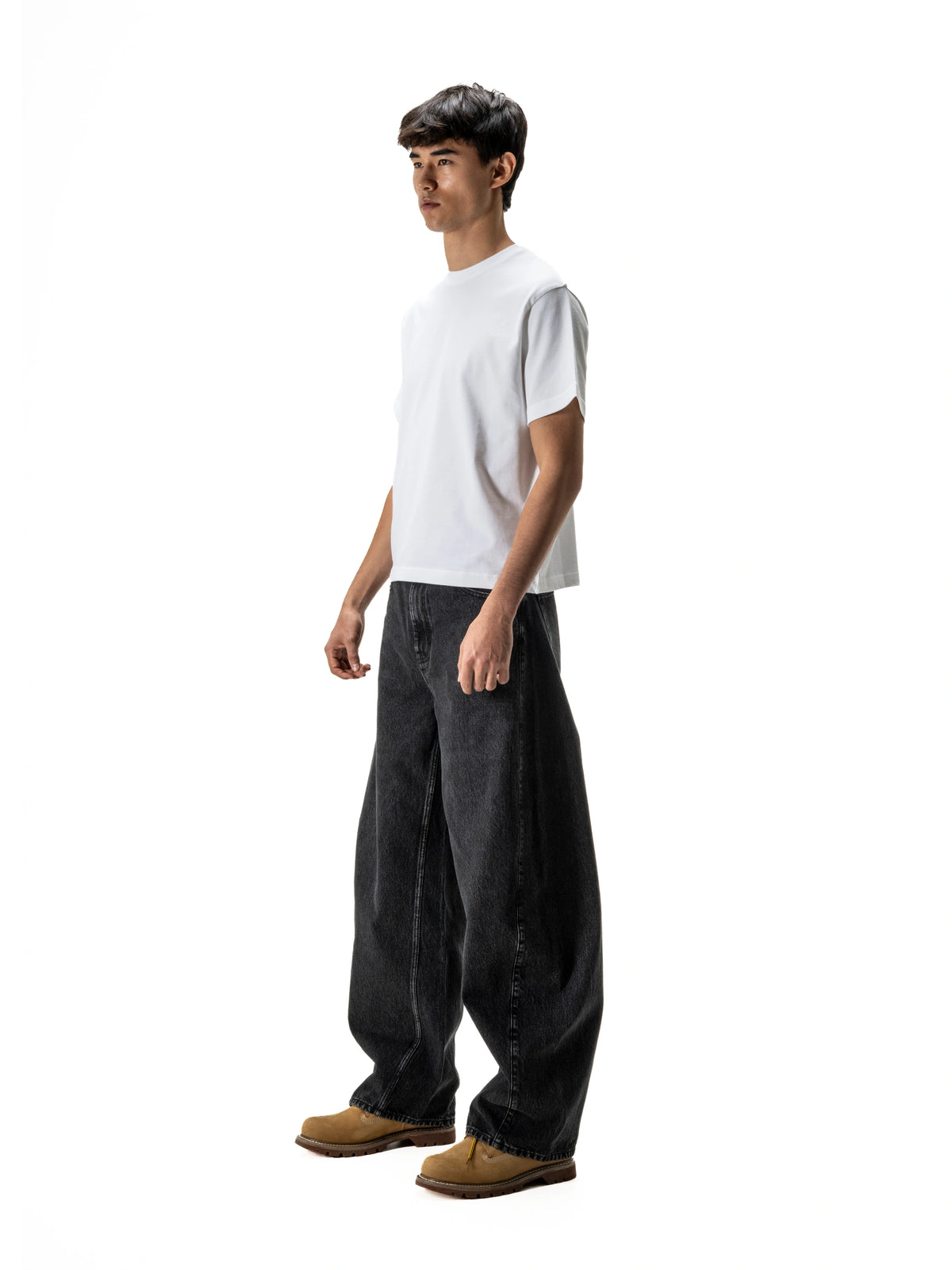 3-Pack S32 Standard Fit Organic Cropped Tees, White