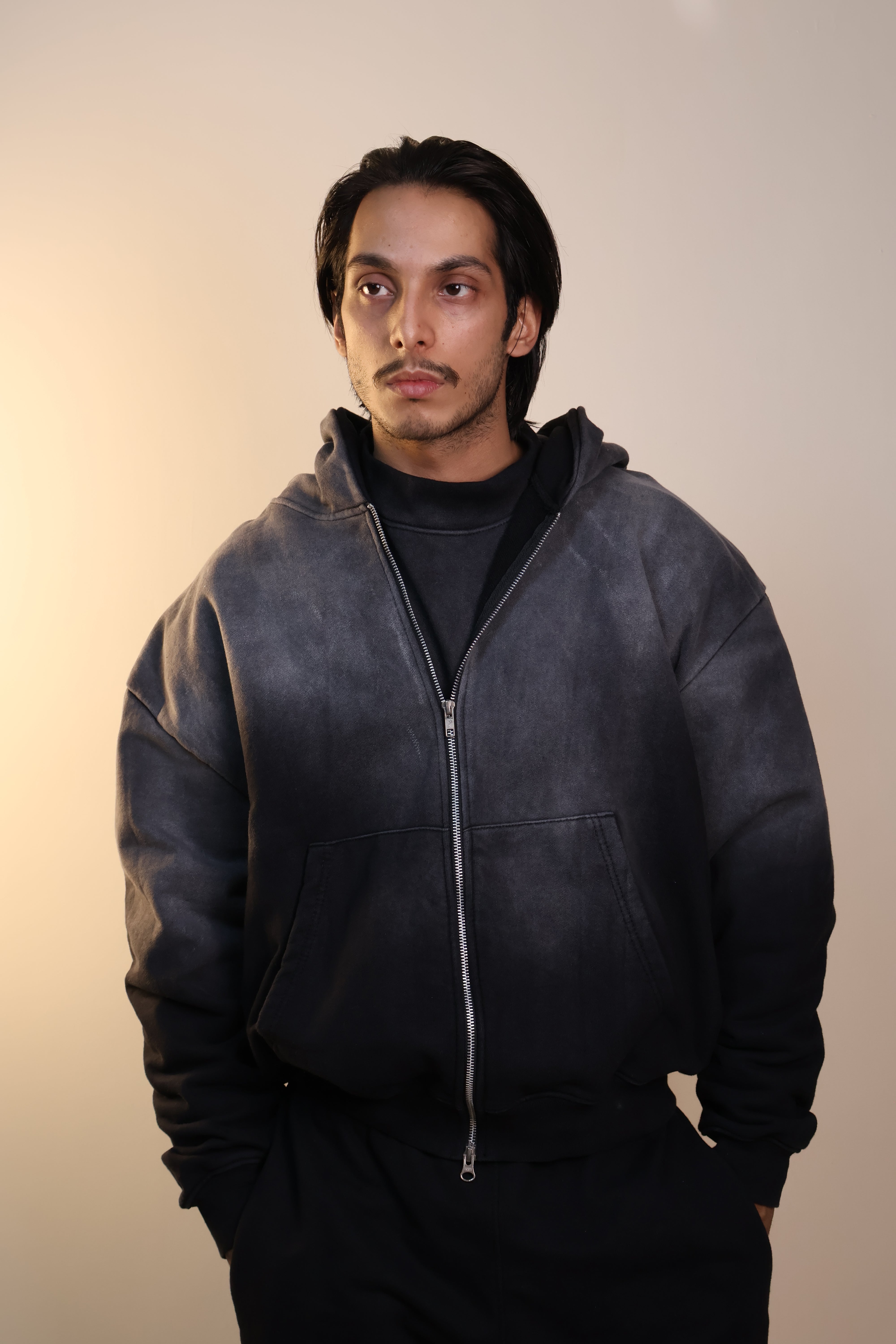 SE500T - Double Pigment Wash Double Zip (defect)