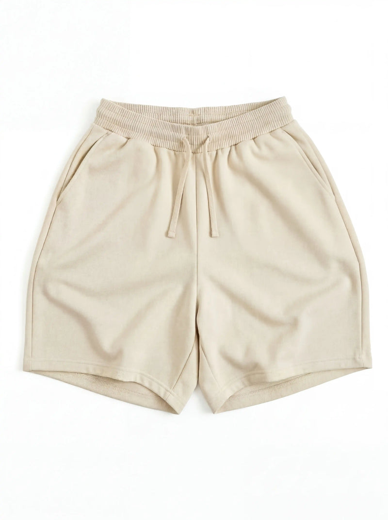 Z24 Athletic Baggy Shorts, Arctic Wolf — 530GSM Organic Fleece-Back Jersey