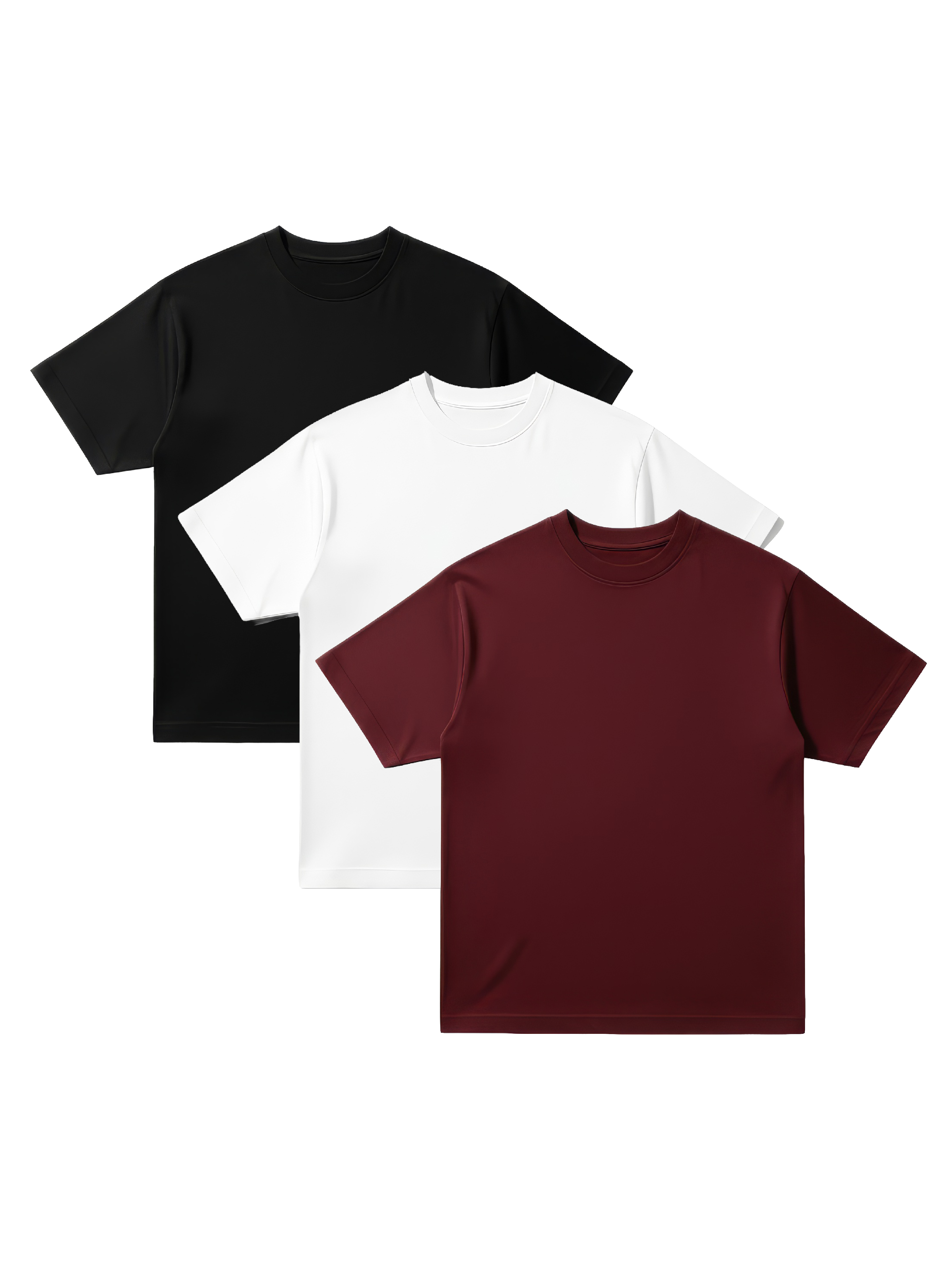 S32 Organic Standard Fit Cropped Tees, Ember 3-Pack