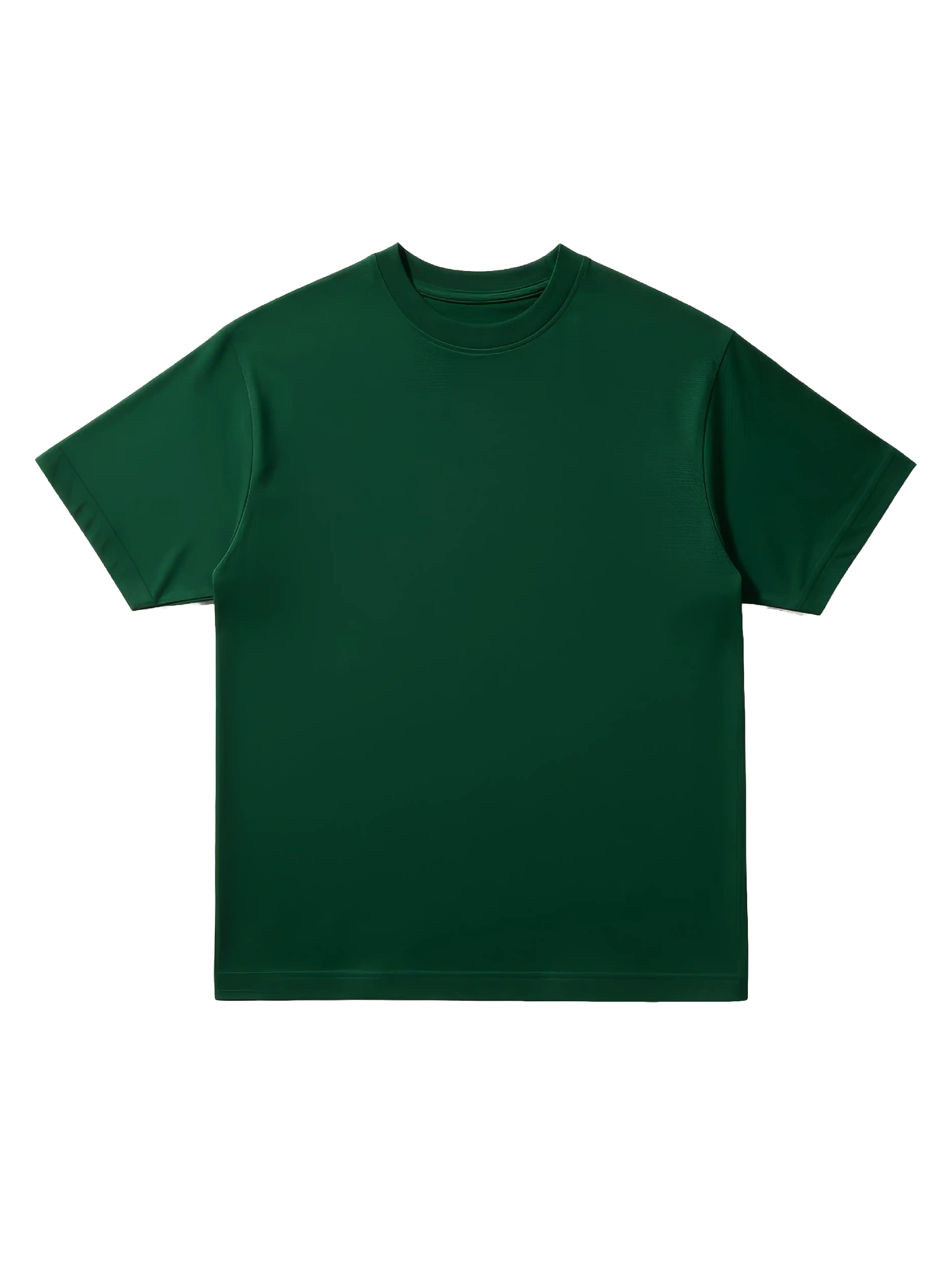 S32 Standard Fit Cropped T-Shirt — 220 GSM Organic Cotton - Pine Green