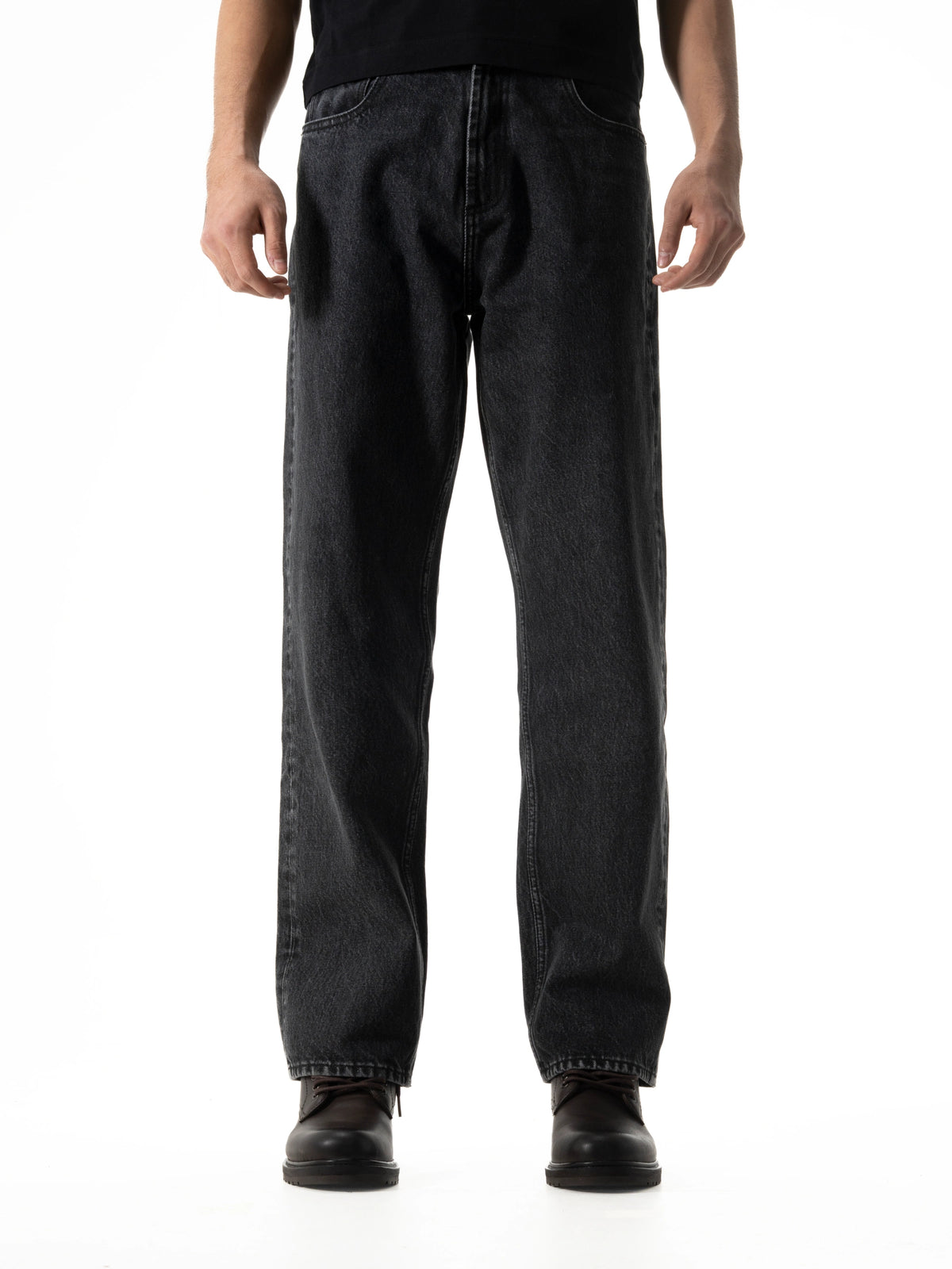 D02 · Basalt · 15 oz Organic Straight Cut Denim (PREORDER)- NOV. 15TH