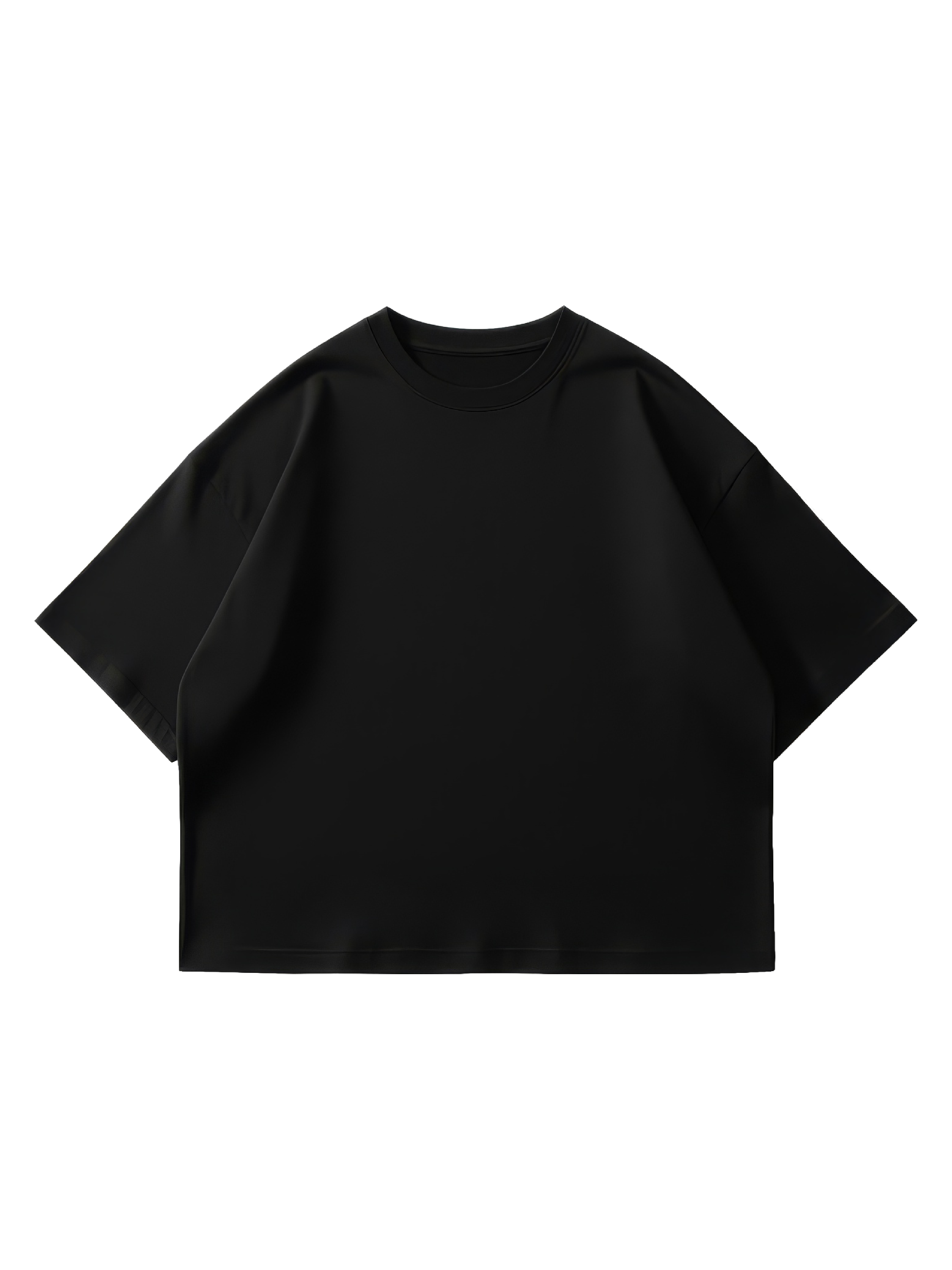 Heavy Oversized Tee, 310GSM Organic Cotton, Black