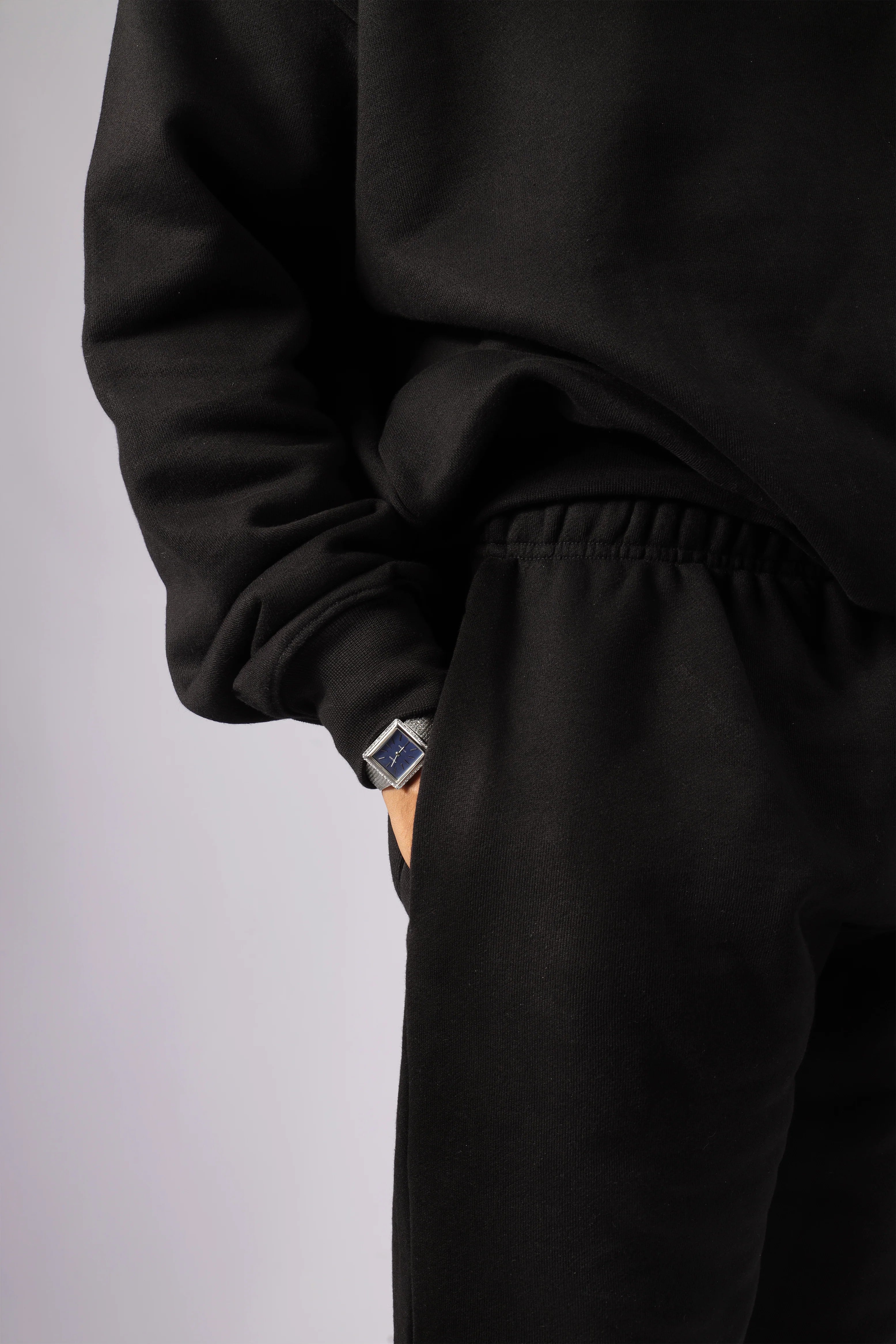 SE465 Oversized Sweat Pants Black (FACTORY BATCH SALE)