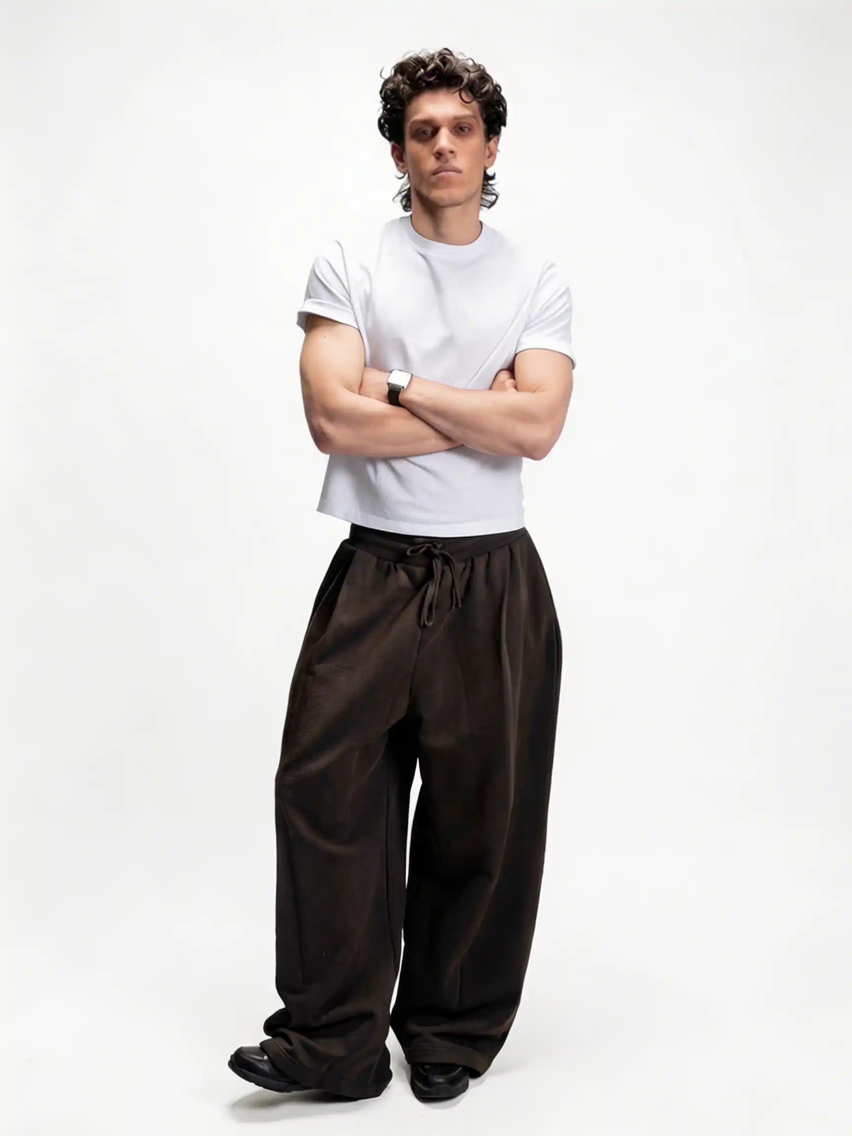 S32 Standard Fit Cropped T-Shirt — 220 GSM Organic Cotton - White