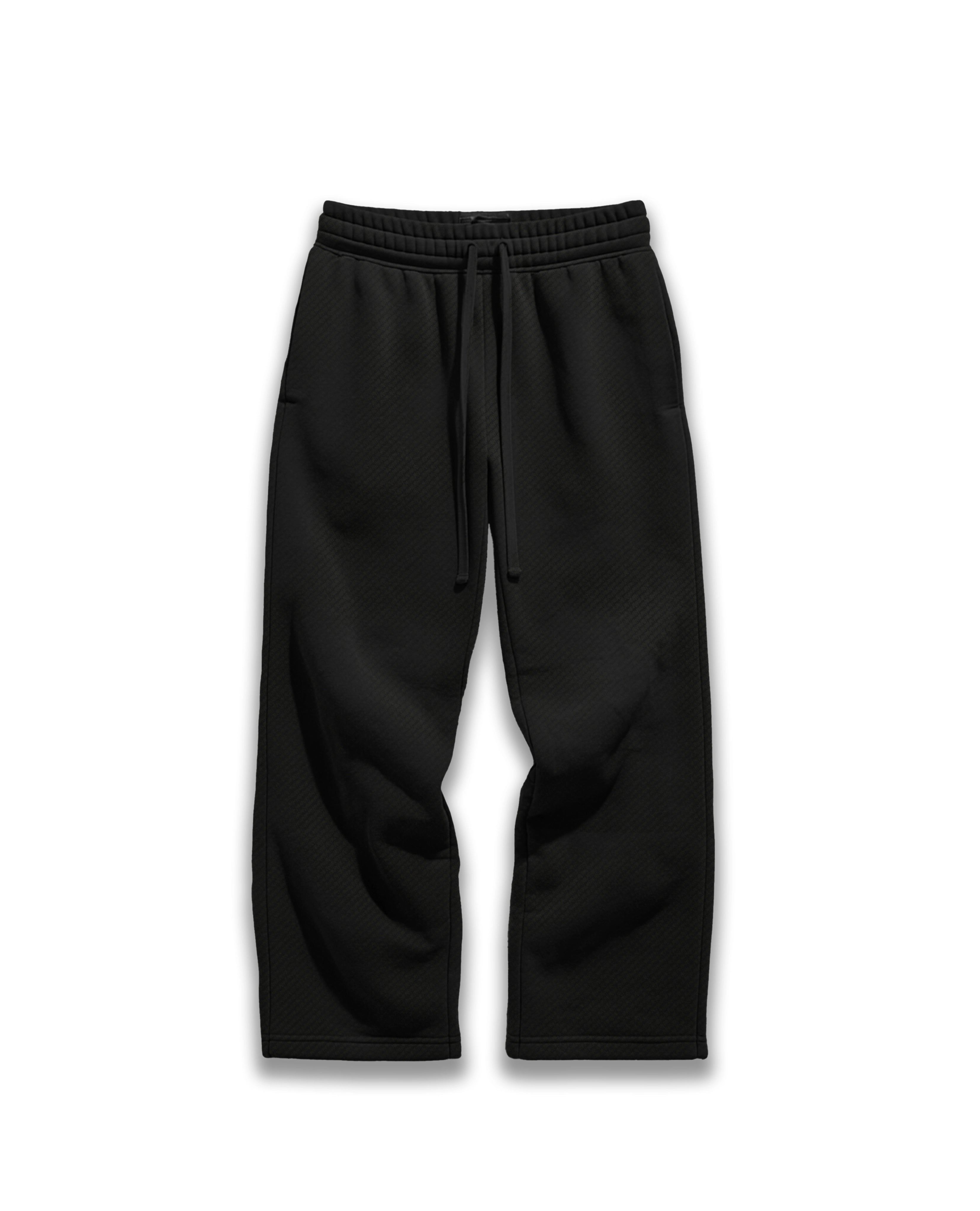 Y29 Ultra Heavy Organic Straight Leg Sweats, Midnight Black