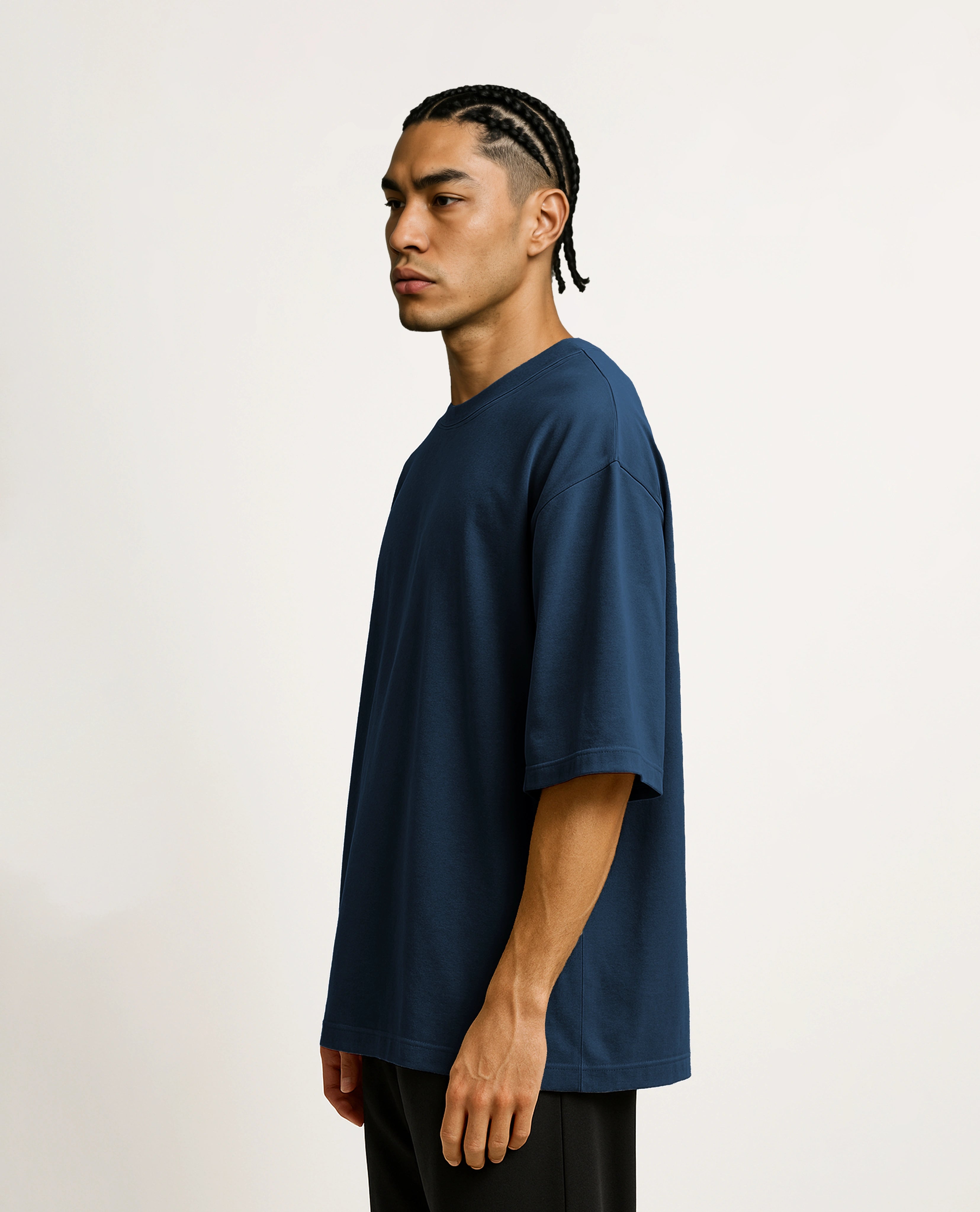 T32 Organic Heavy T-Shirt, Deep Navy Blue
