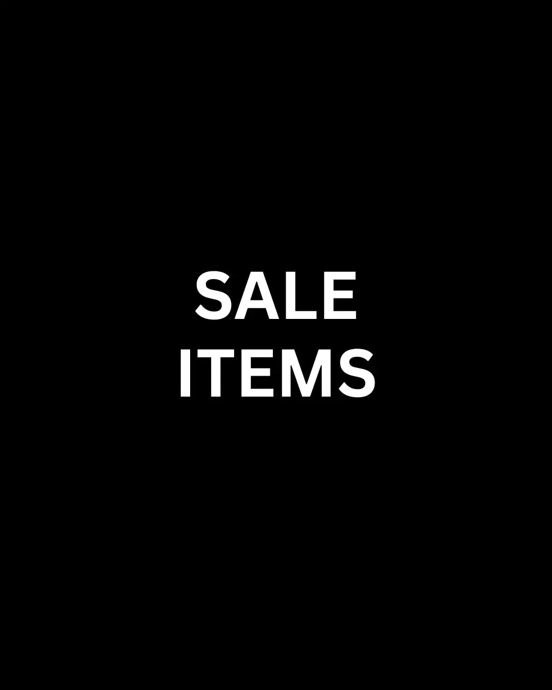SALE ITEMS