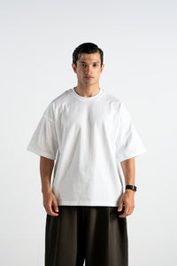 T32 Organic Heavy Oversized T-Shirt, White - 2026 (preorder)