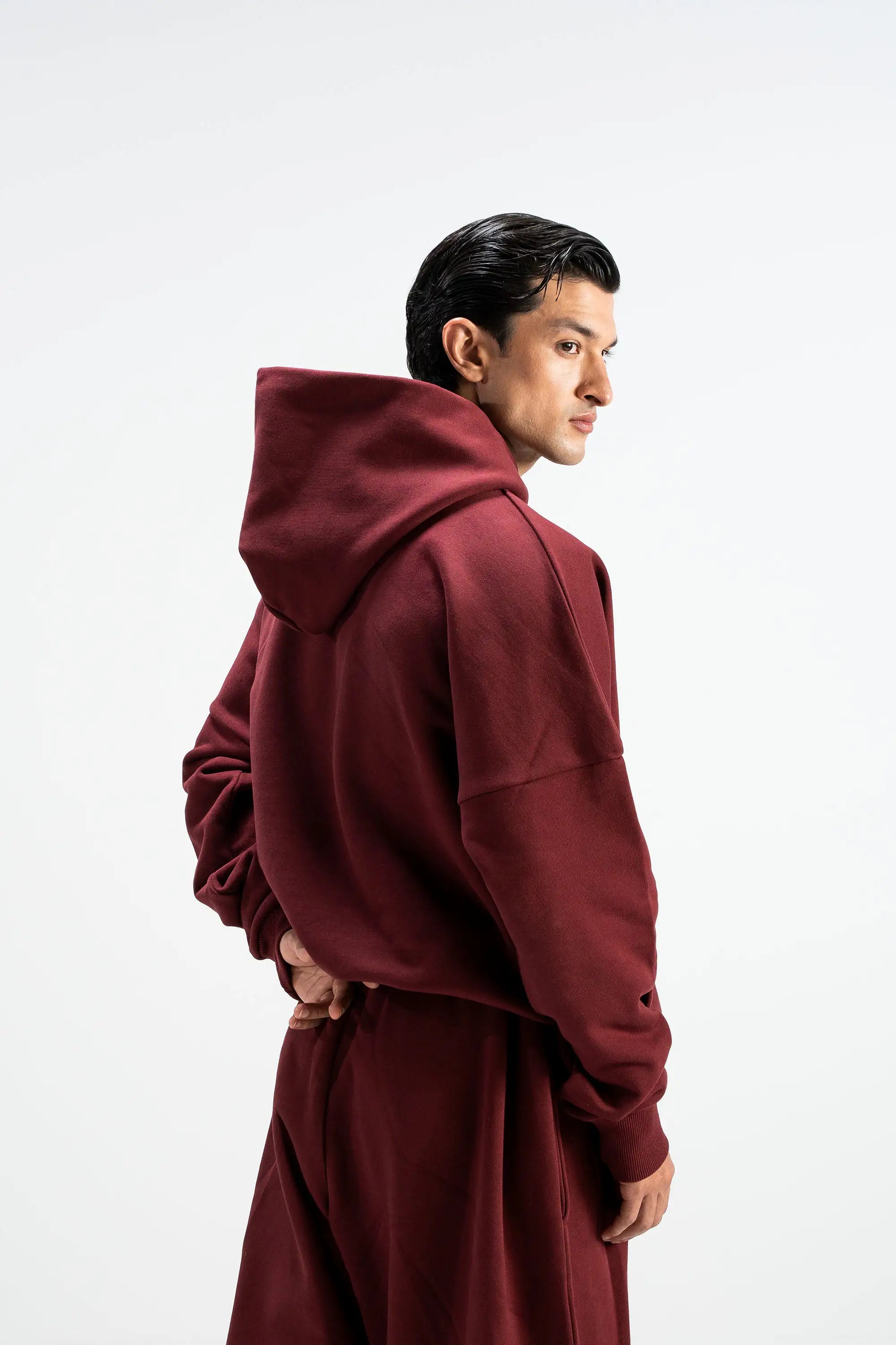 Y27 Ultra Heavy Organic Boxy Hoodies, Ember, 3-Pack