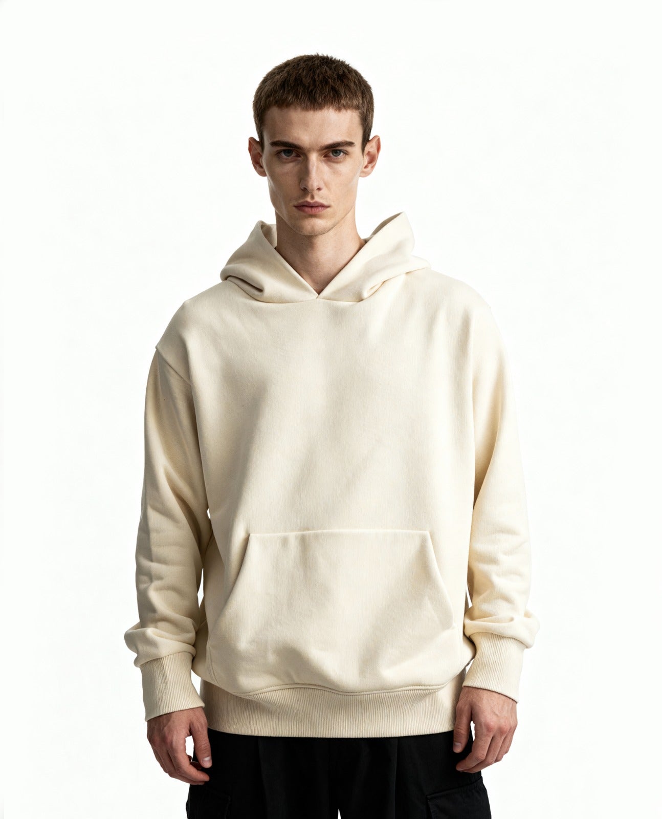 CX27 Standard-Fit Hoodie 500 GSM Custom French Terry, Organic Cotton, Artic Wolf [Pre-Order, Feb 15 ]