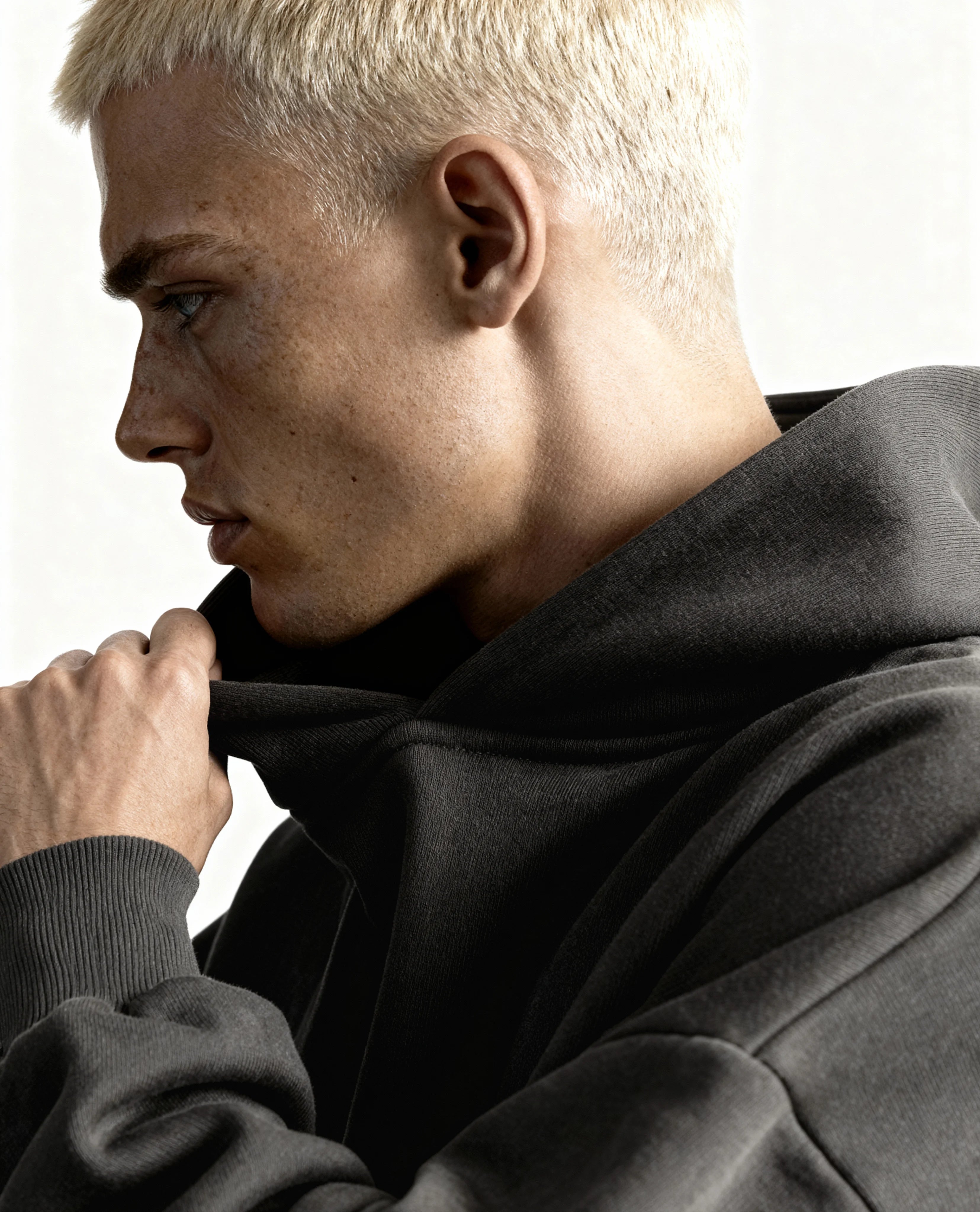 Y27 Ultra Heavy Organic Pull-Over, Cropped & Boxy, Volcanic Ash [In stock]