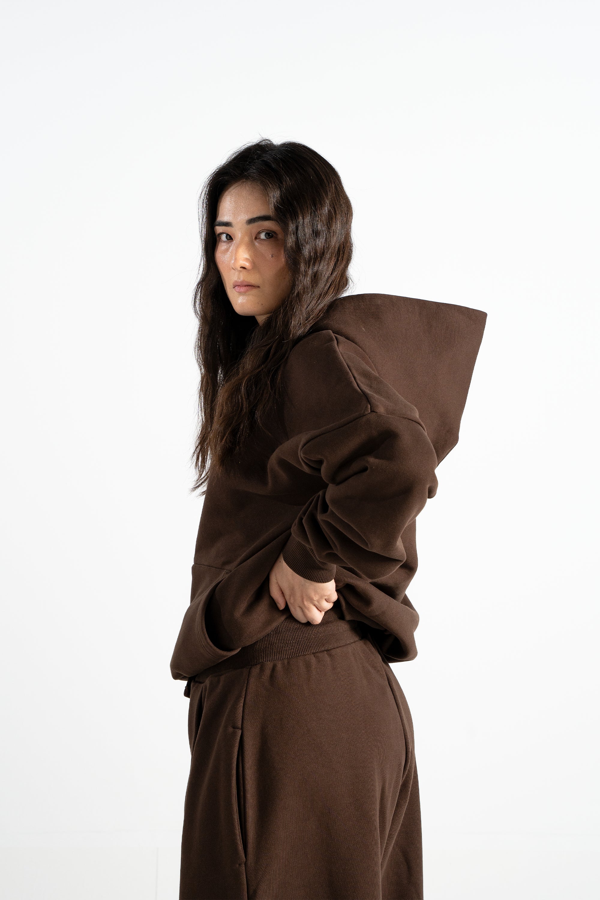 Y27 - Heavy Boxy Organic Hoodie — Mocha [520 GSM]