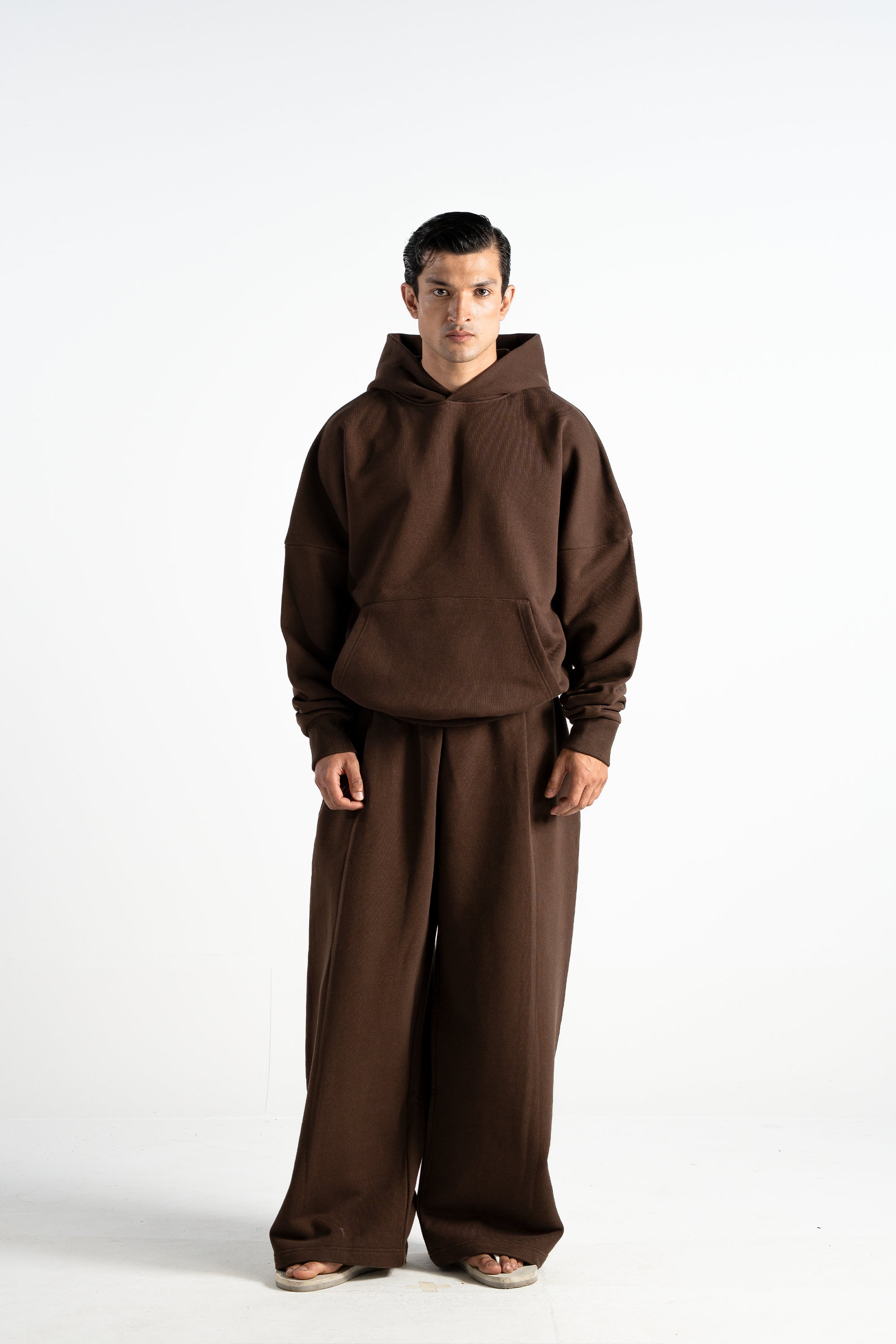 Y27 - Heavy Boxy Organic Hoodie — Mocha [520 GSM]