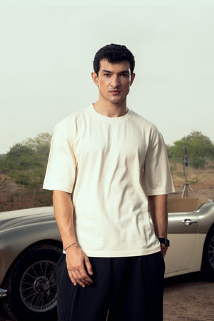 G32 Everyday Relaxed Tee — 260 GSM Organic Cotton, Artic Wolf Wash