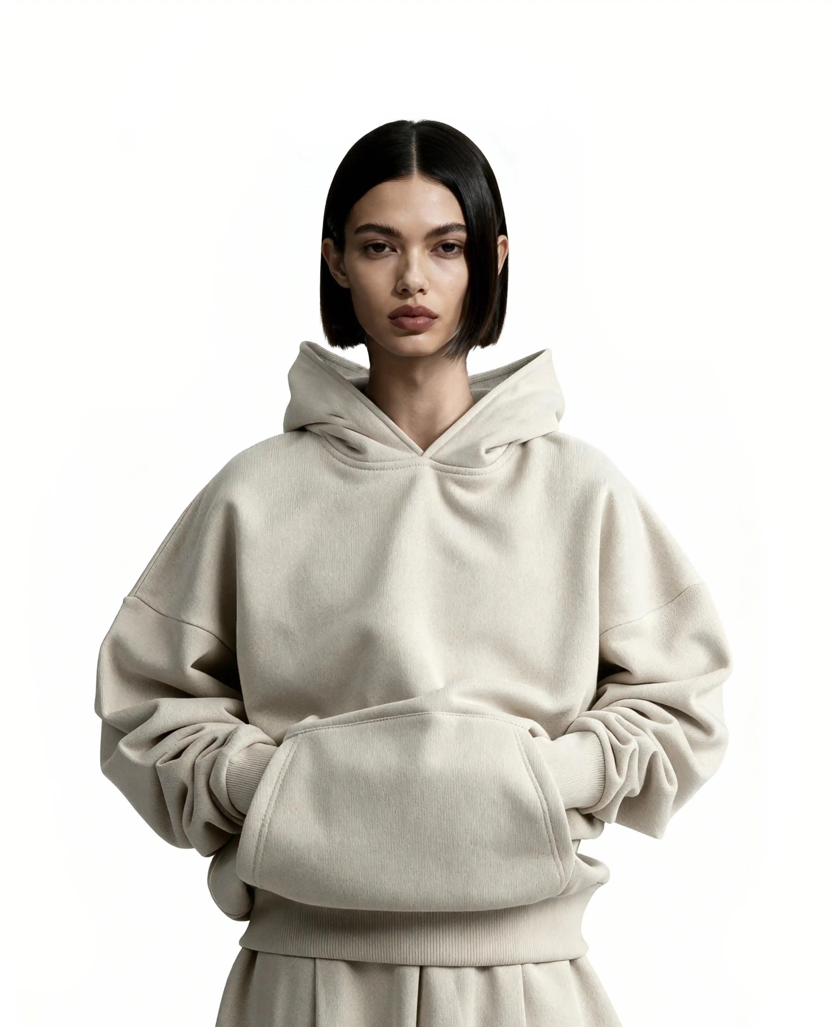 Y27 - Heavy Boxy Organic Hoodie — Smokey [520 GSM]