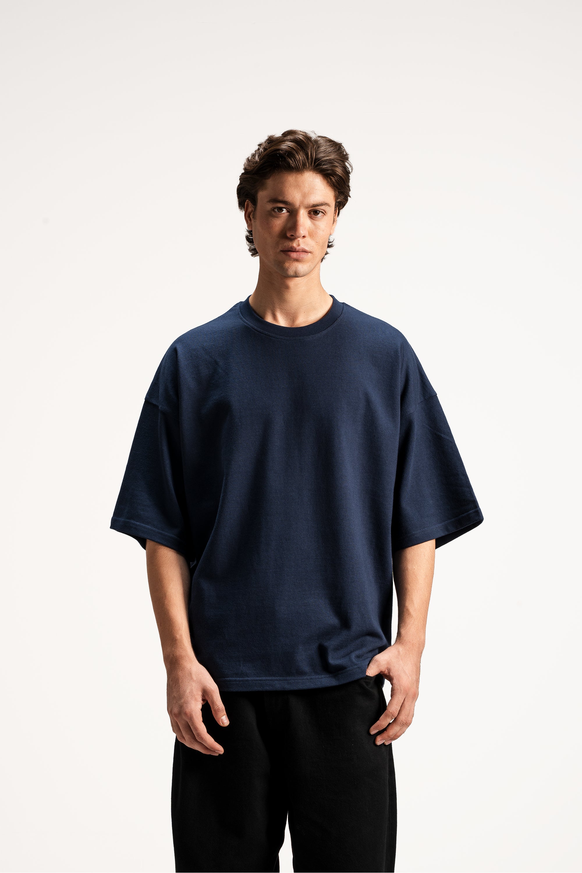 Heavy Oversized Tee, 310GSM Organic Cotton, Poseidon [pre-order]