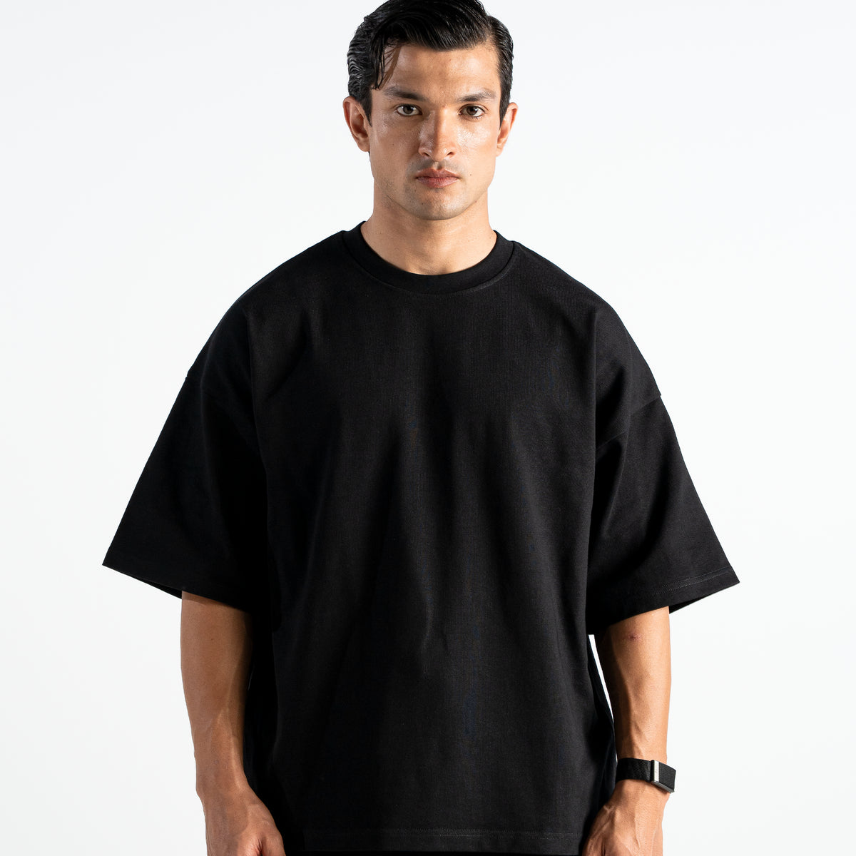 T32 Organic Heavy Oversized T-Shirt, Black - 2026 [Pre-Order After Jun