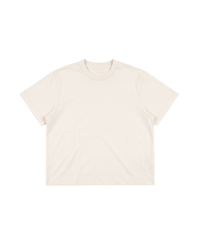 Standard Fit Cropped Tee, 220 GSM Organic Cotton - Artic Wolf