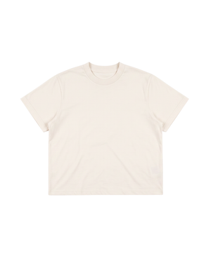 S32 Standard Fit Cropped Tee, 220 GSM Organic Cotton - Artic Wolf