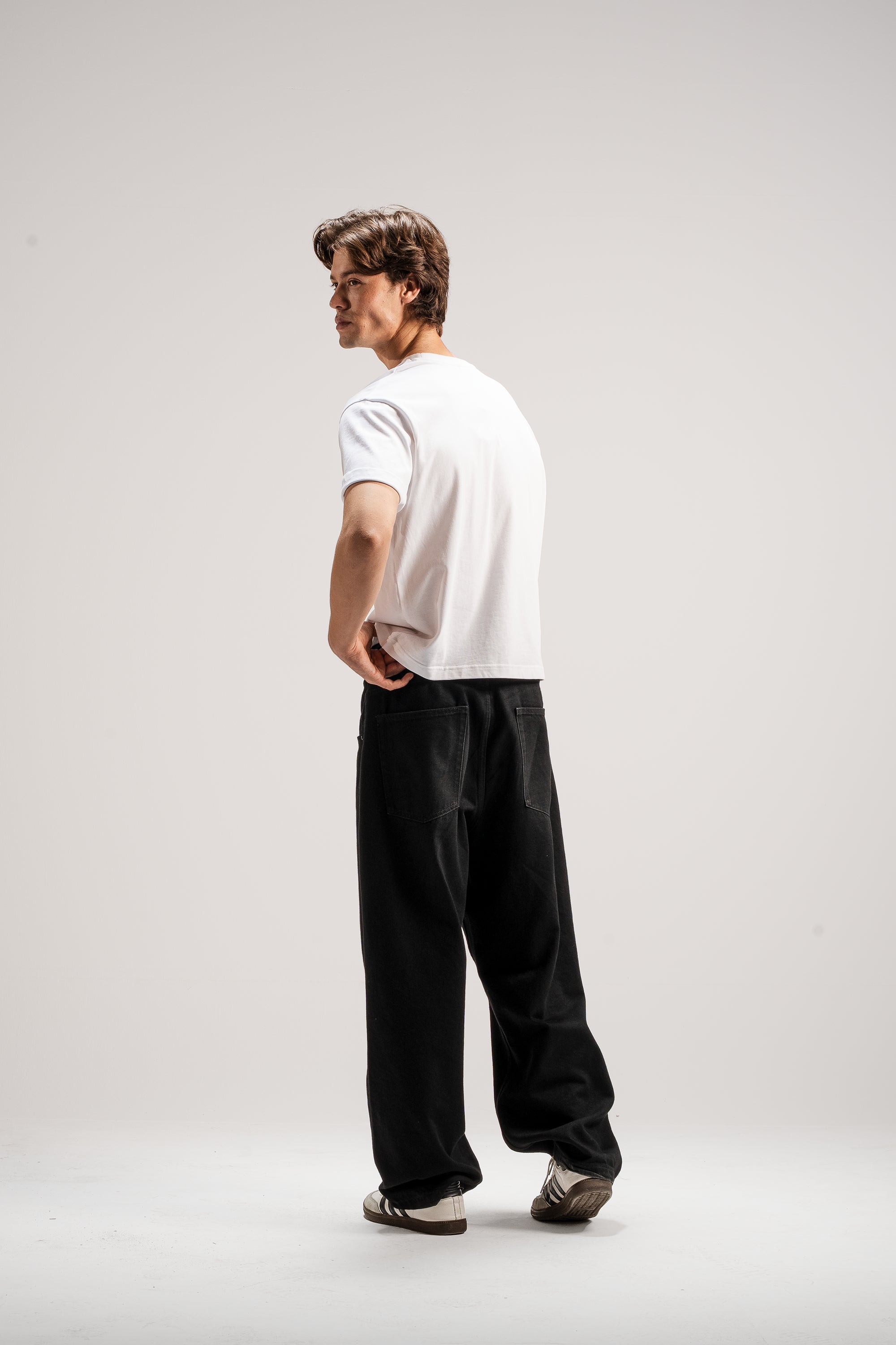 S32 Organic Standard Fit Cropped Tees, White 3-Pack