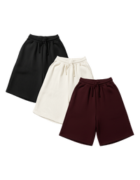 Z24 Baggy Athletic Shorts 530GSM Organic cotton, 3-Pack, Ember Trilogy colors [Pre-order. March 26th]