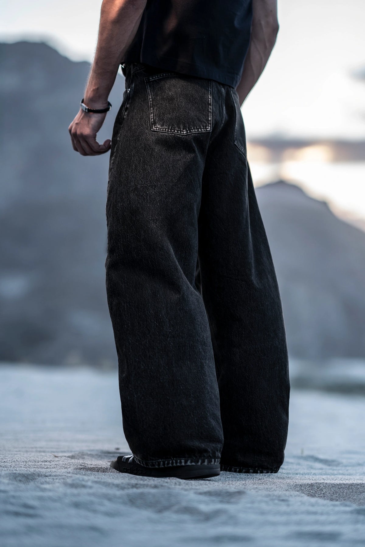D01 · Basalt · 15 oz Organic Barrel Cut Denim (PREORDER)- NOV 15TH