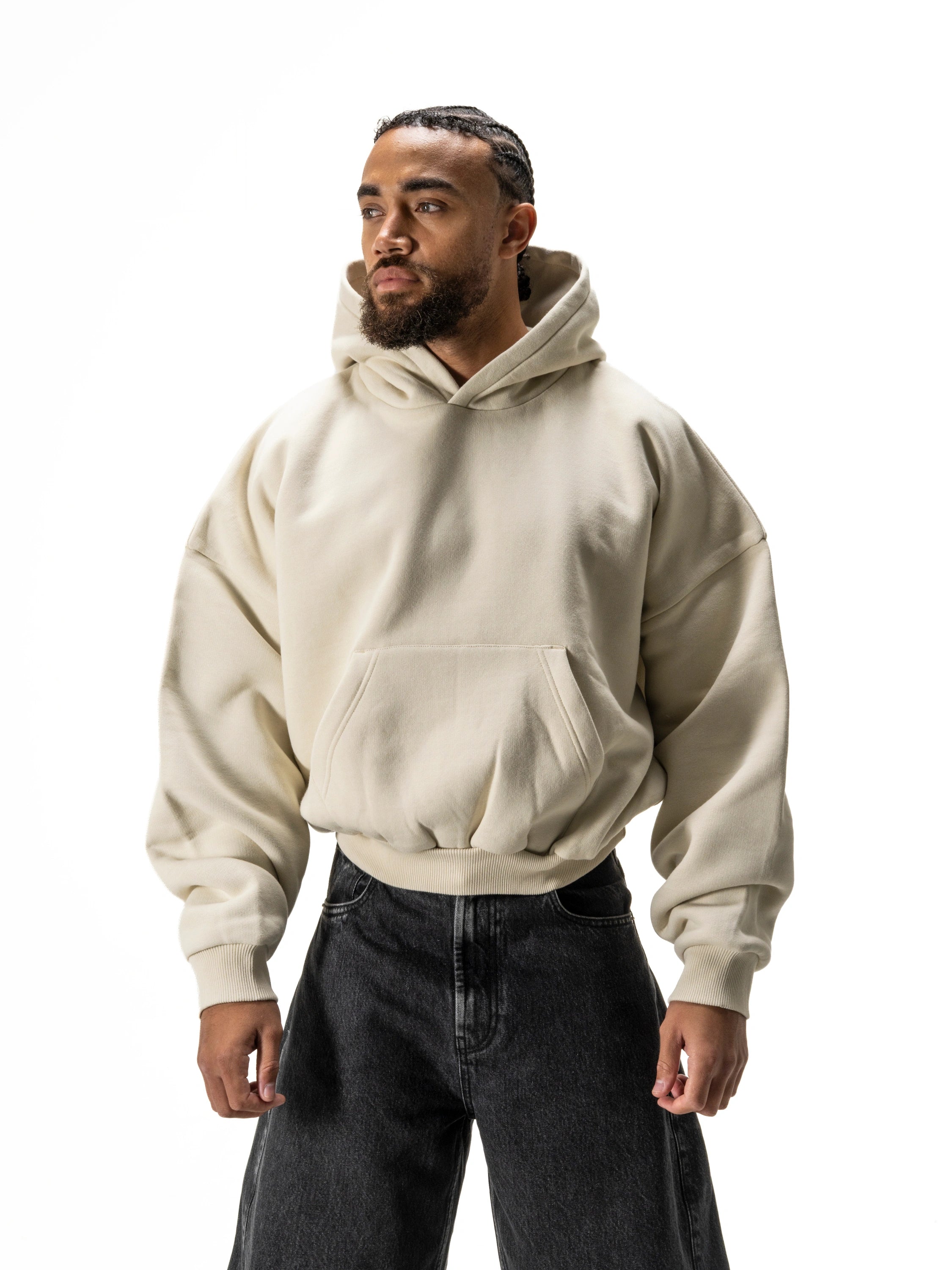 Z35 Block Hoodie - Bone [520 GSM]