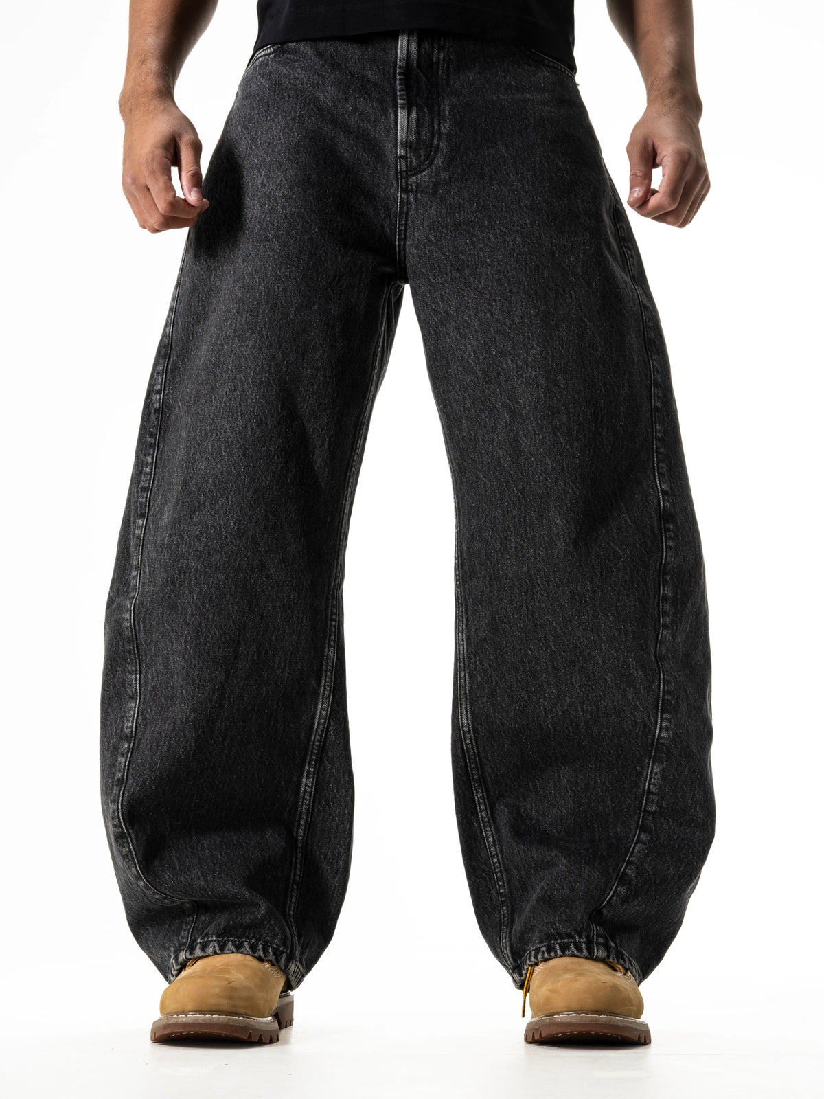 D01 · Basalt · 15 oz Organic Barrel Cut Denim (PREORDER)- NOV 15TH