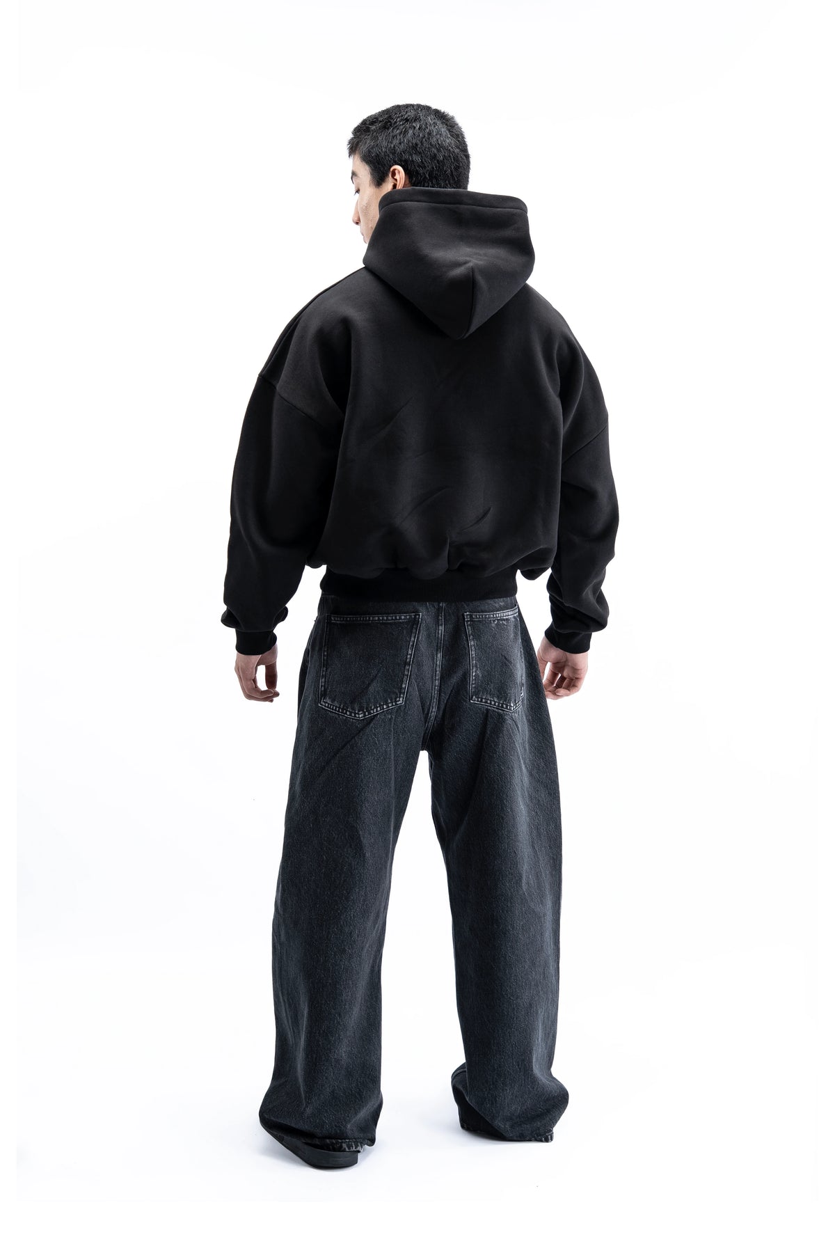Z35 Block Hoodie - Midnight Black [520 GSM] /NEW Pre-order