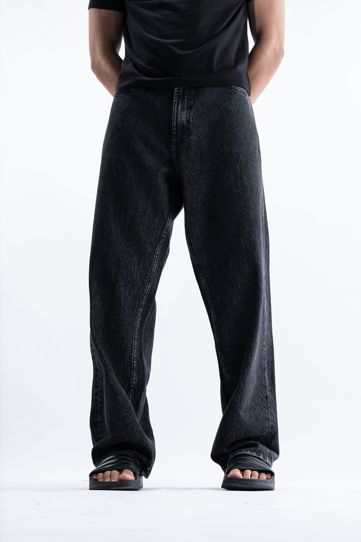 D02 · Basalt · 15 oz Organic Straight Cut Denim (PREORDER)- NOV. 15TH