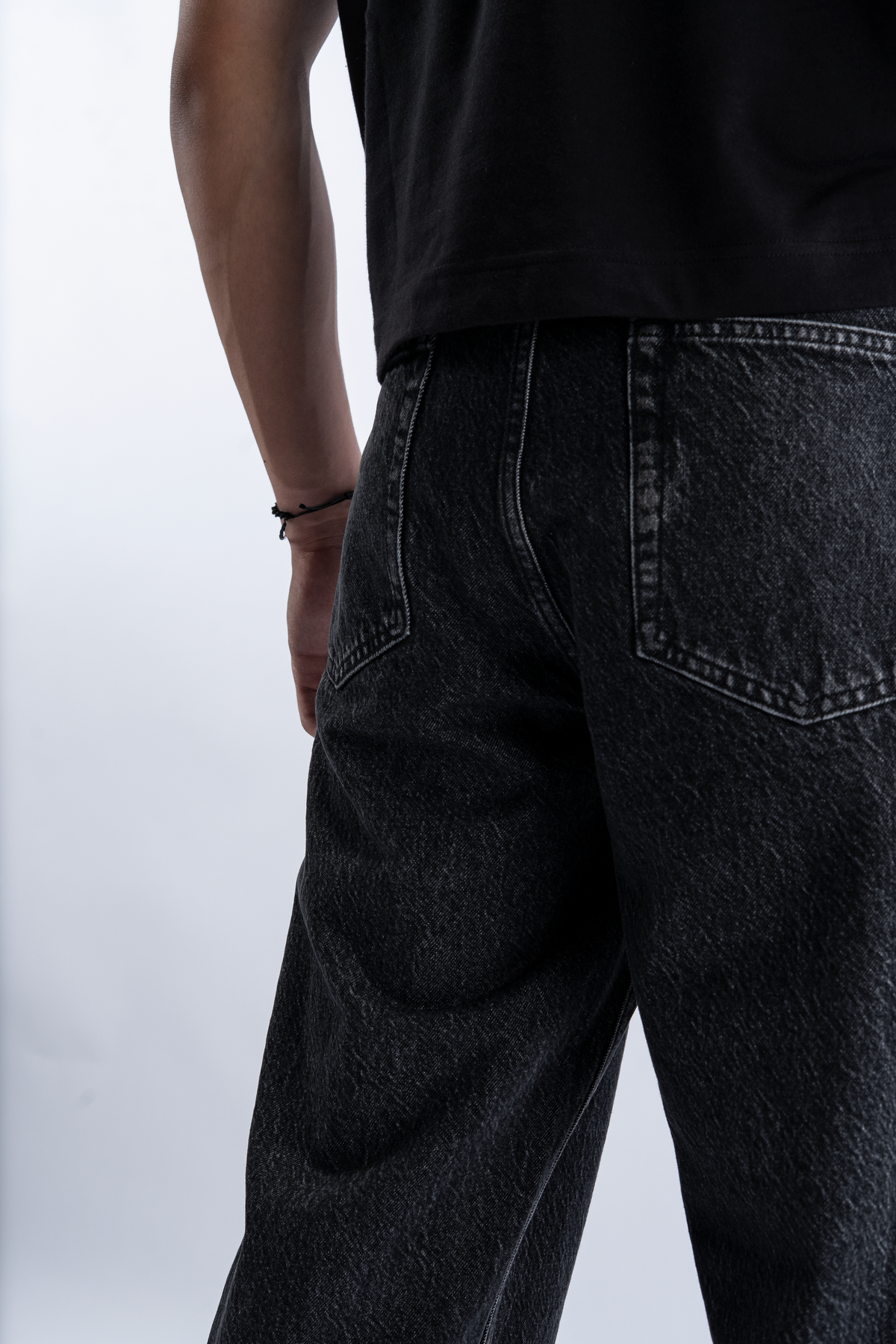D02 · Basalt · 15 oz Organic Straight Cut Denim (PREORDER)- NOV. 15TH