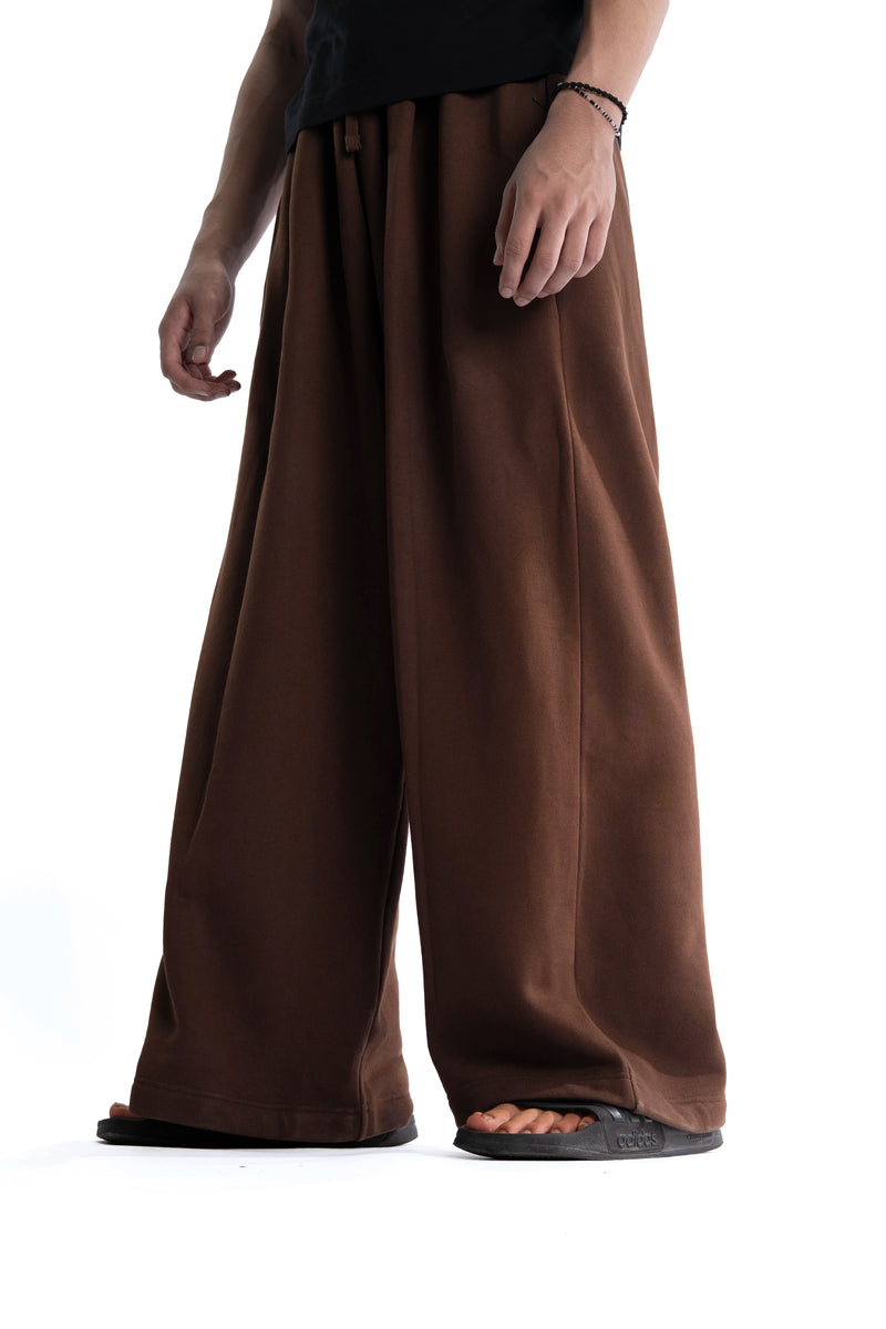 Y33 Pleated Baggy Organic Sweatpants - Mocha [Pre-order]
