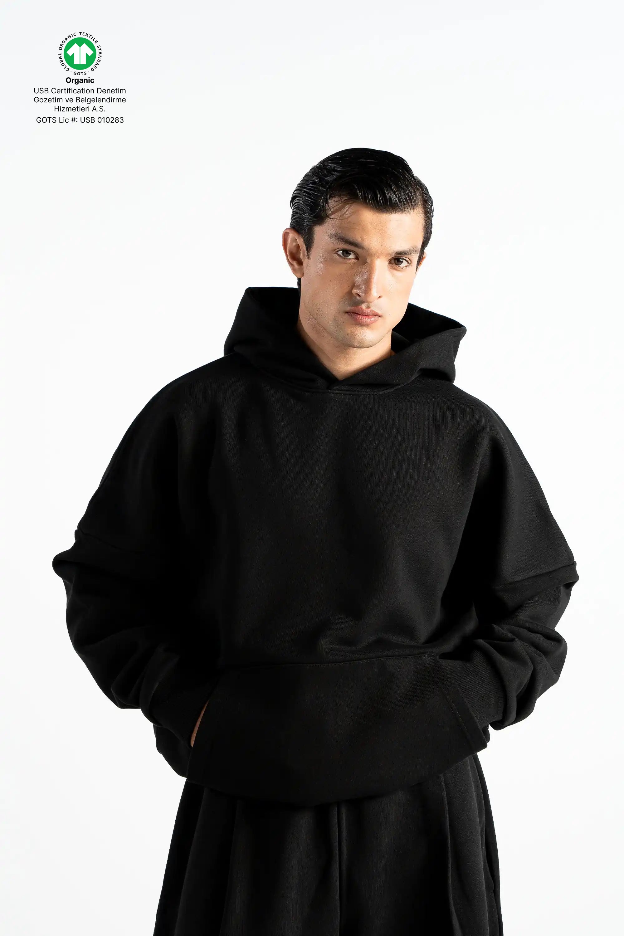 Y27 - Heavy Boxy Organic Hoodie — Midnight Black [520 GSM]