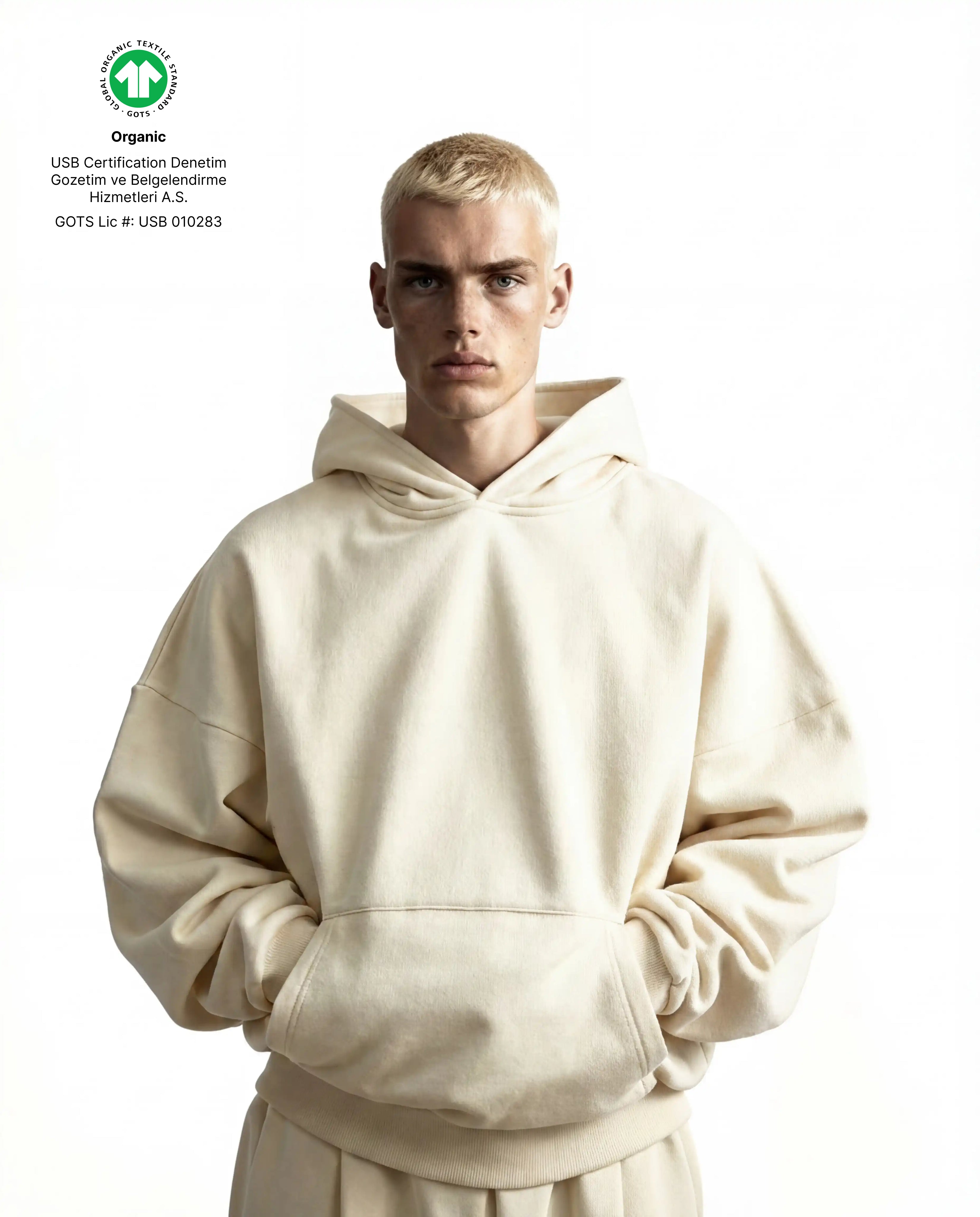 Y27 - Heavy Boxy Organic Hoodie — Artic Wolf [520 GSM]