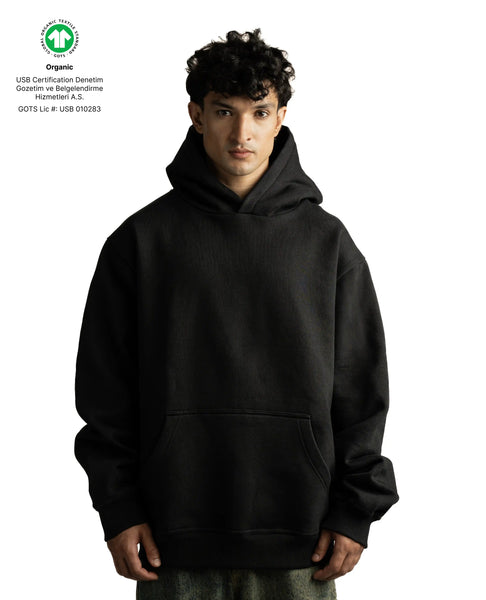 トップス Deuxieme Classe *Oversized Hoodie Z27 Standard Oversized Hoodie – Heavyweight 540GSM Organic Cotton, Bla