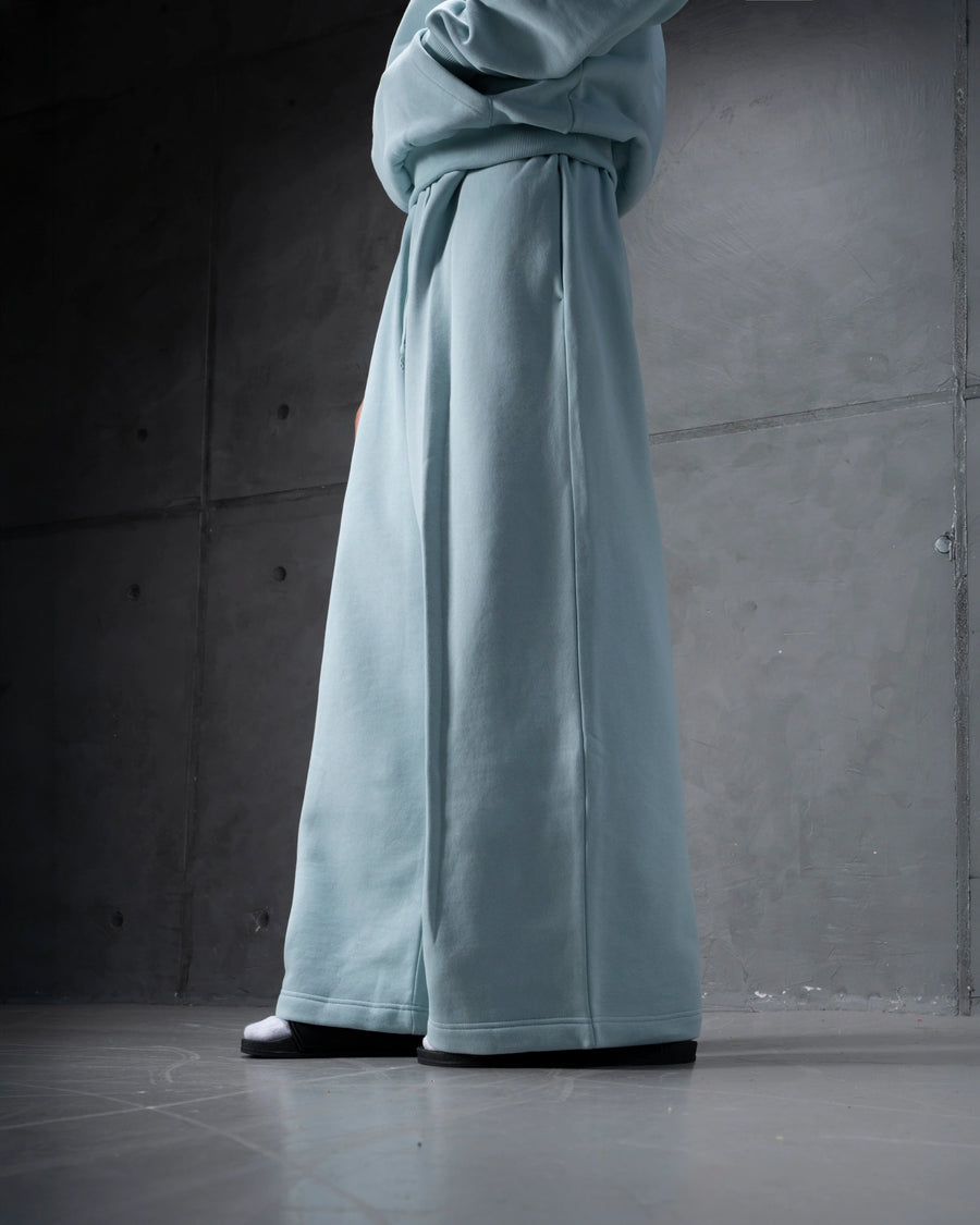 Y33 Pleated Baggy Organic Sweatpants - Mineral Sage