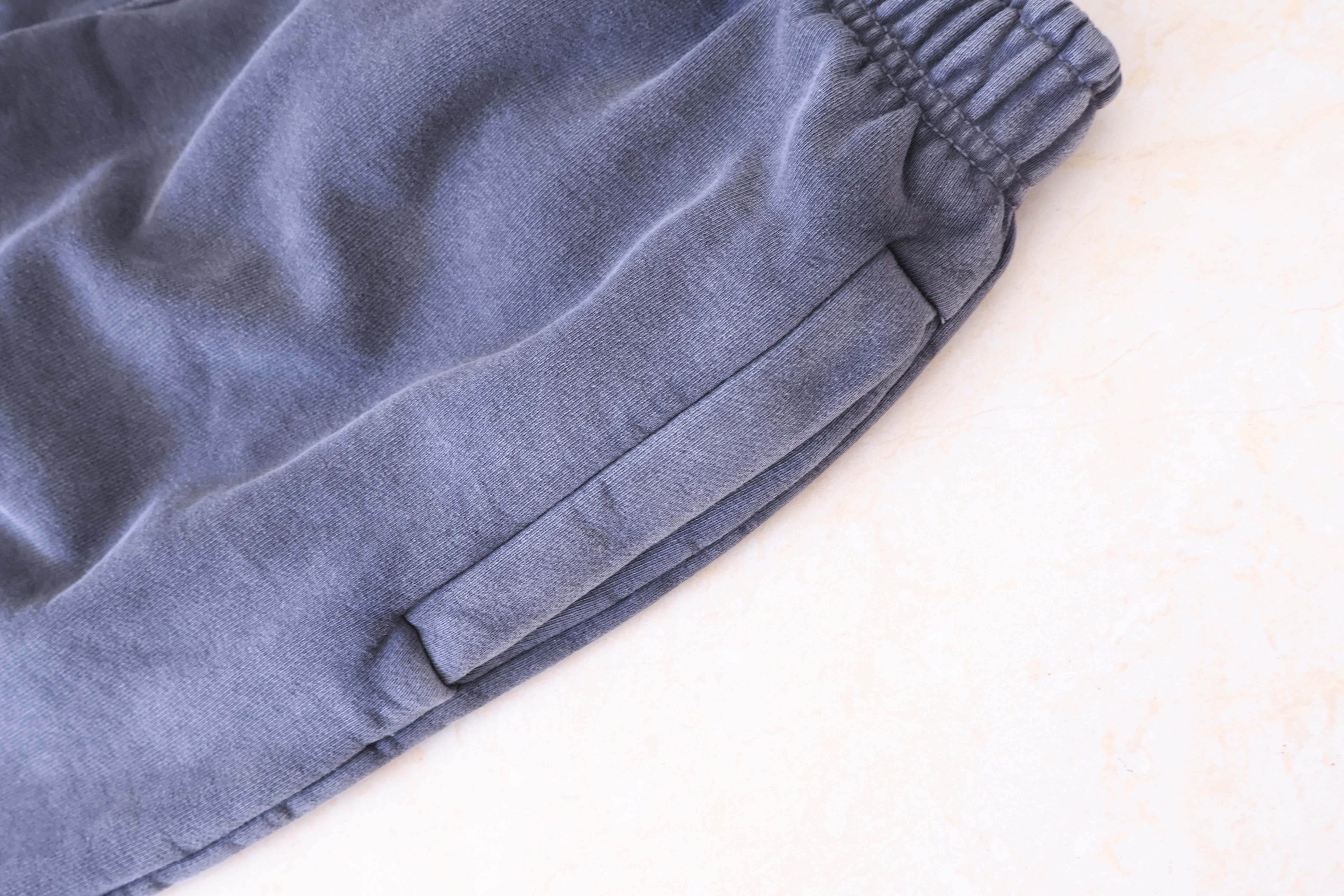 SE500T Oversized Sweat Pants- Dark Marl Grey Stonewash, Pants (March Delivery)