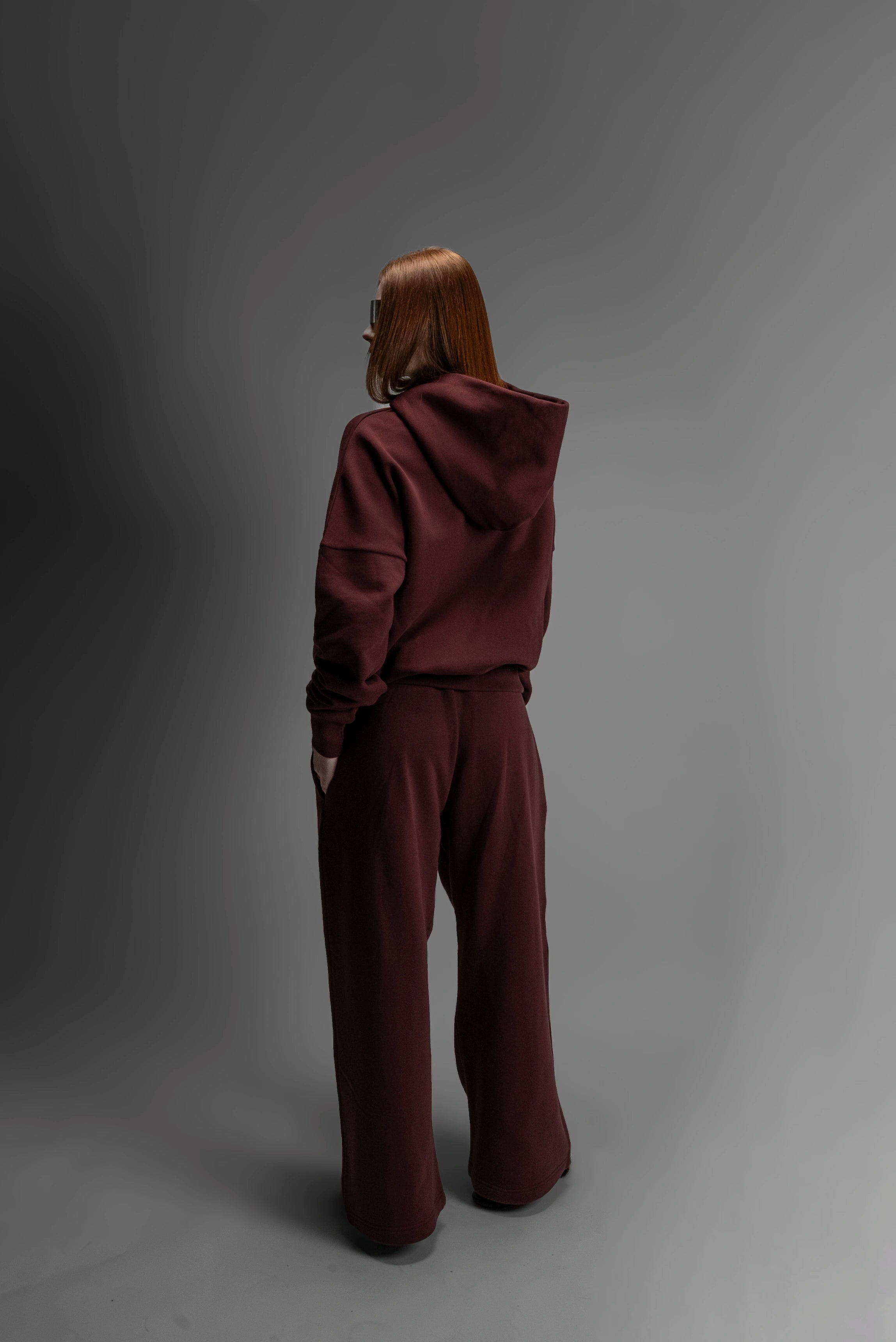 Y27 Ultra Heavy Organic Pull-Over, Cropped & Boxy, Maroon [Pre-order]