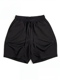 Z24 Athletic Baggy Shorts, Black — 530GSM Organic Fleece-Back Jersey
