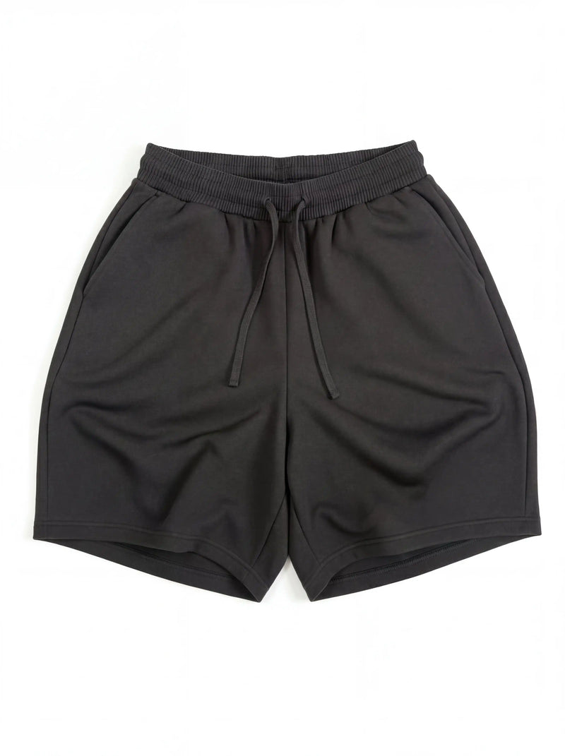 Z24 Athletic Baggy Shorts, Volcanic Ash — 530GSM Organic Fleece-Back Jersey