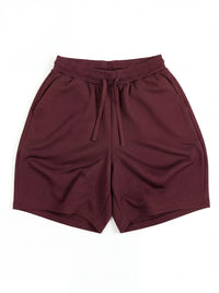 Z24 Athletic Baggy Shorts, Maroon - 530GSM Organic Fleece-Back Jersey