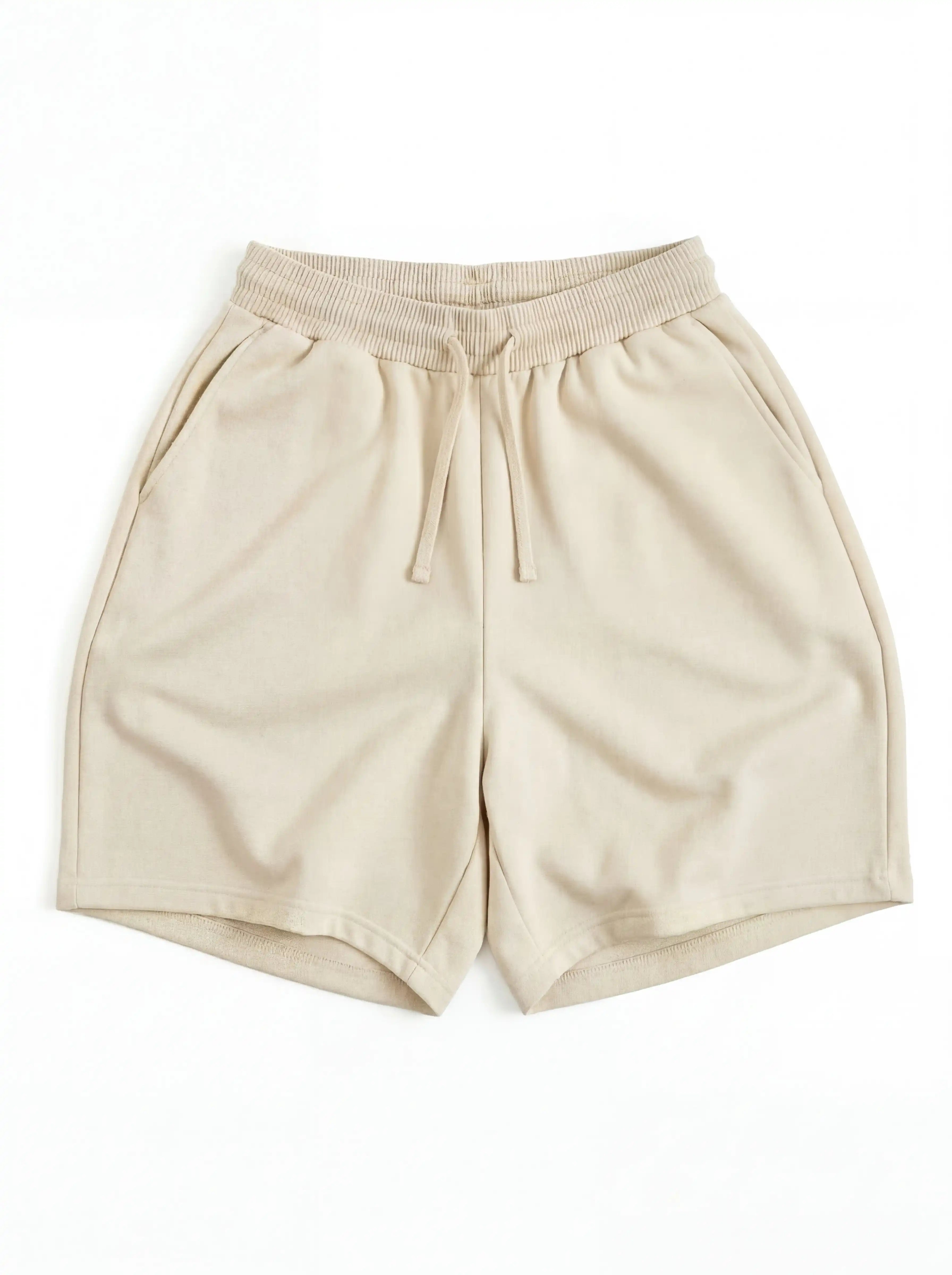 Z24 Athletic Baggy Shorts, Arctic Wolf — 530GSM Organic Fleece-Back Jersey