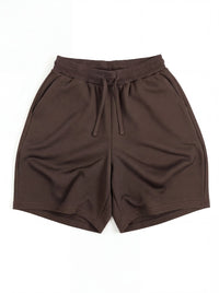 Z24 Athletic Baggy Shorts, Mocha Brown — 530GSM Organic Fleece-Back Jersey