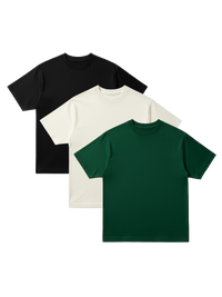 S32 Organic Standard Fit Cropped Tees, Obsidian Grove 3-Pack