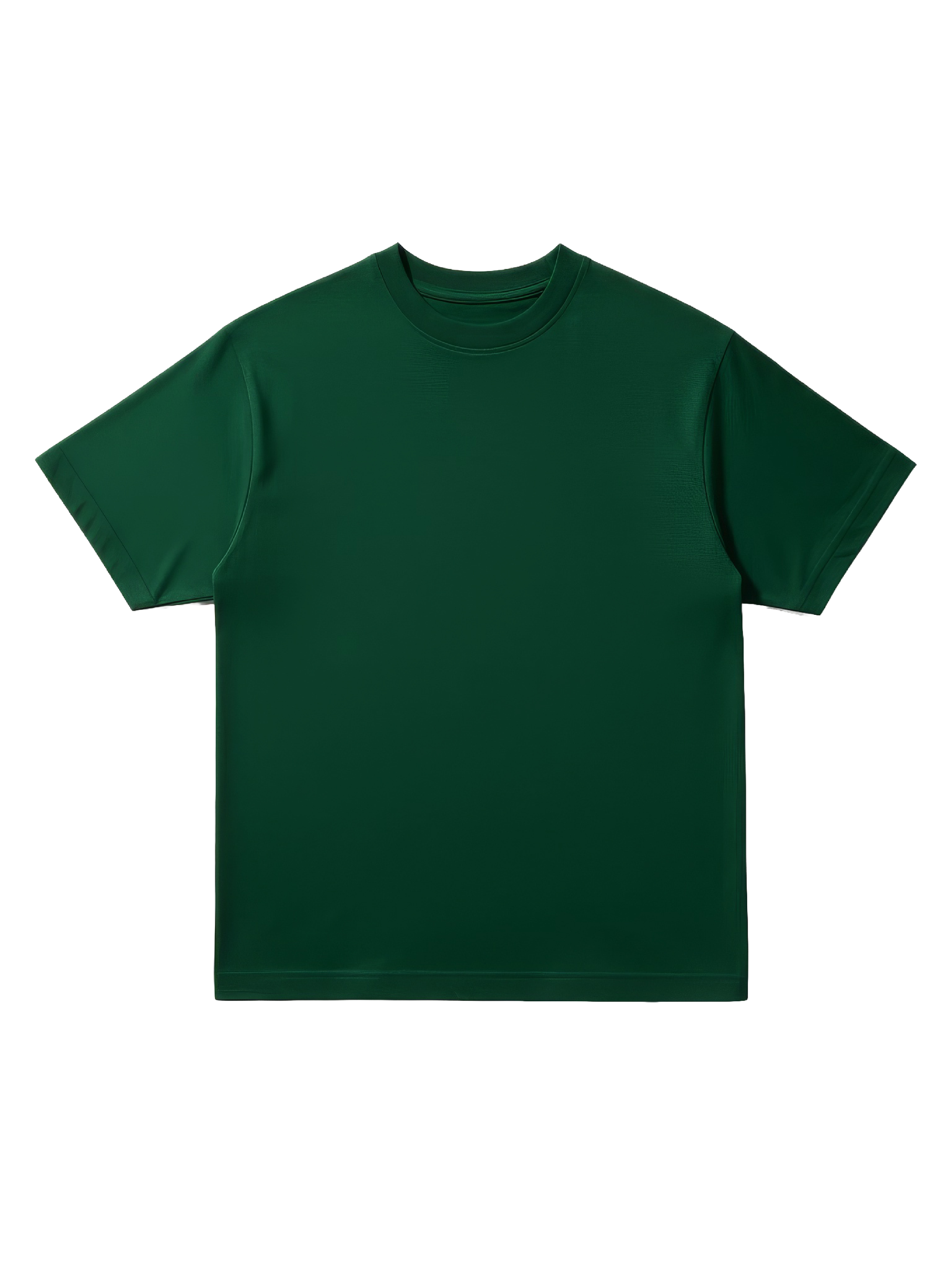 S32 Standard Fit Cropped T-Shirt — 220 GSM Organic Cotton - Pine Green