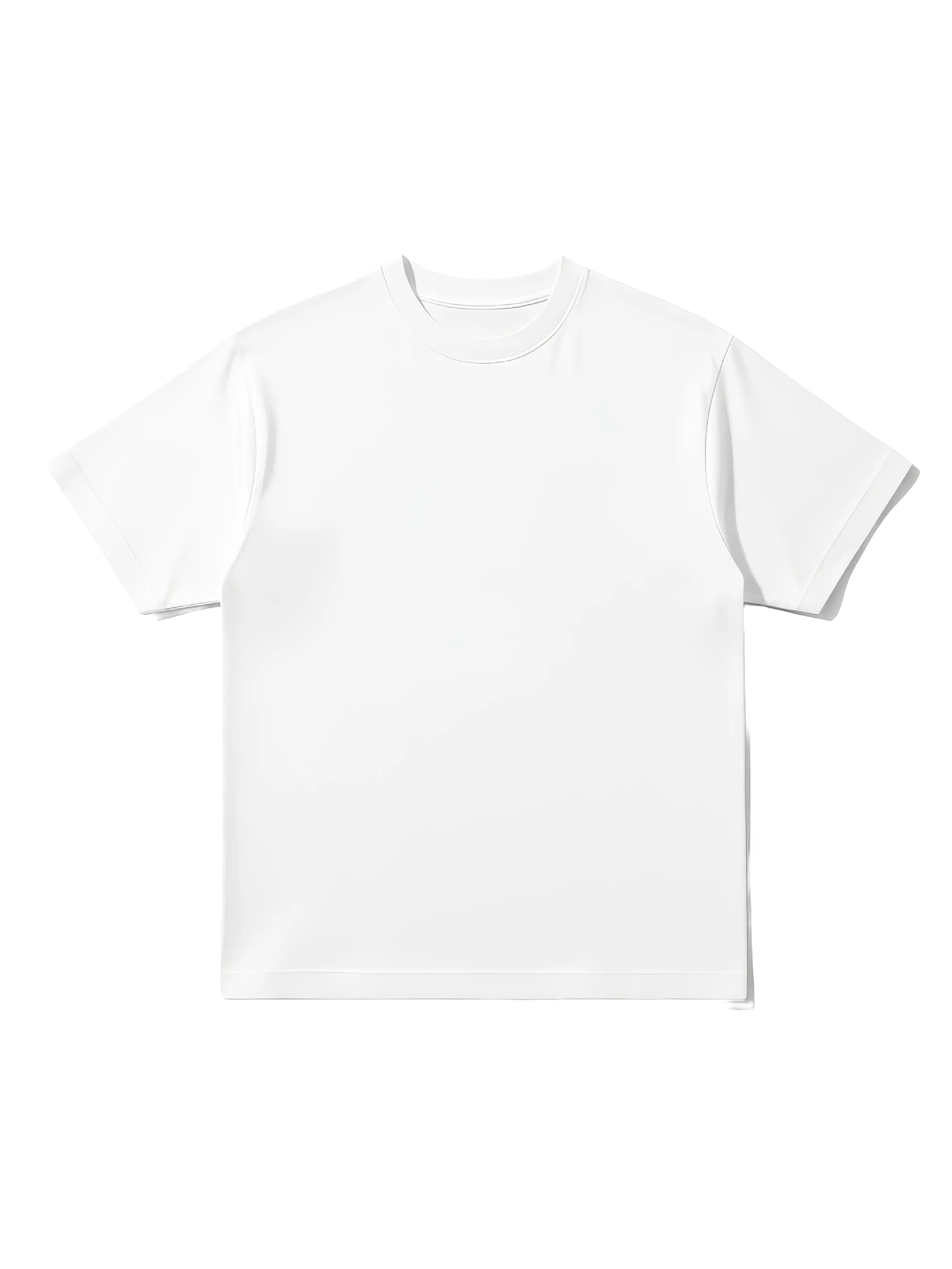 S32 Standard Fit Cropped T-Shirt — 220 GSM Organic Cotton - White