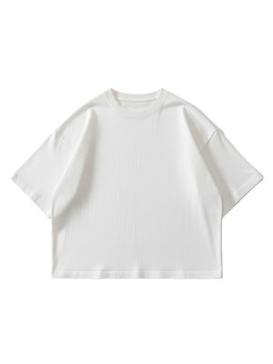 Heavy Oversized Tee, 310GSM Organic Cotton, White