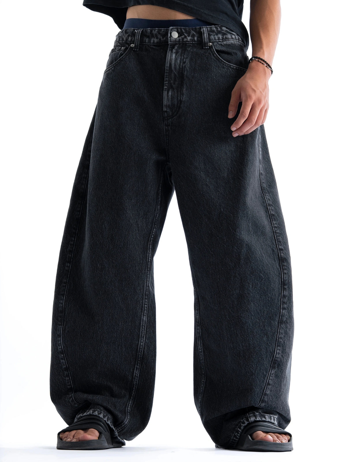 D01 · Basalt · 15 oz Organic Barrel Cut Denim (PREORDER)- NOV 15TH